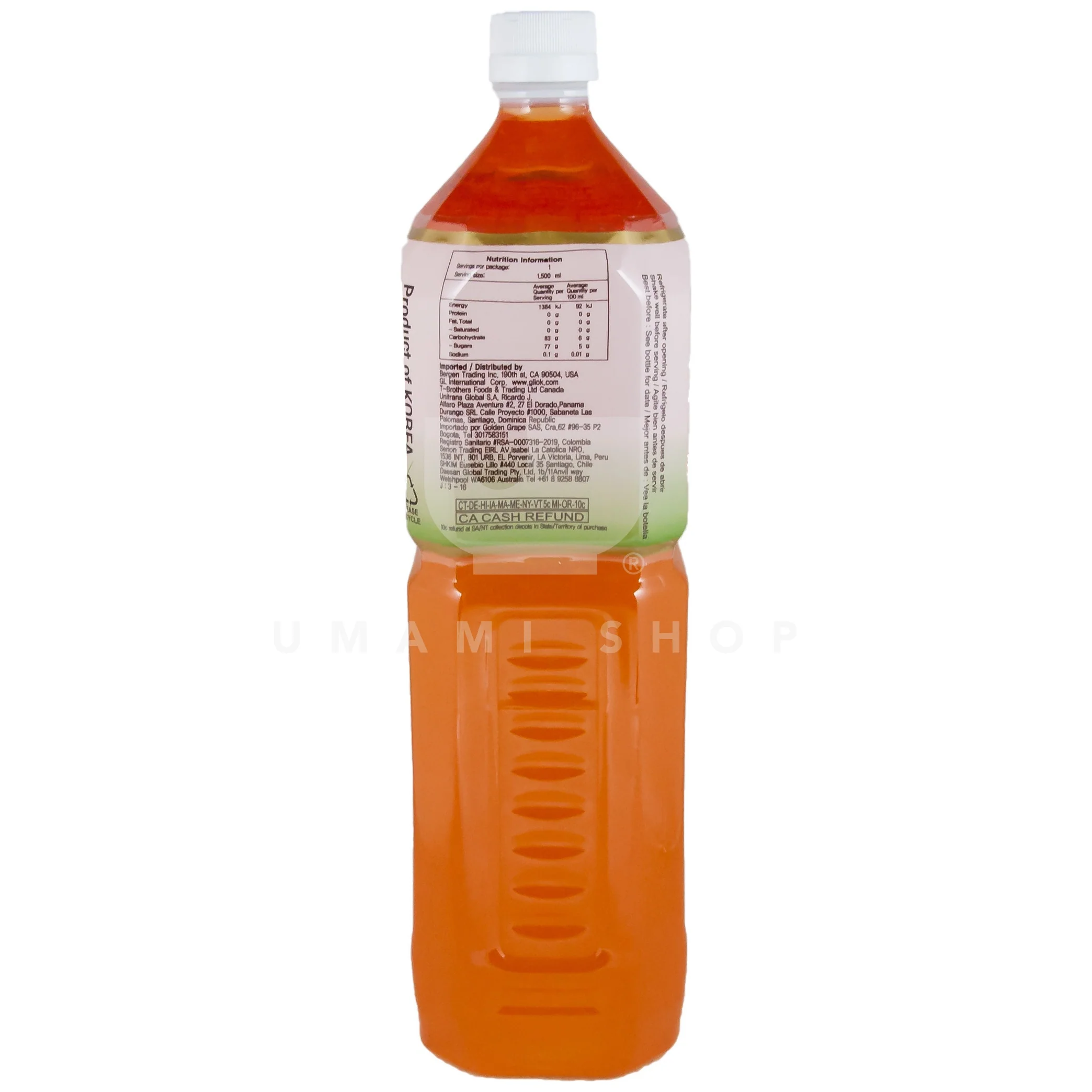 Aloe Vera Drink, Peach - Image 2