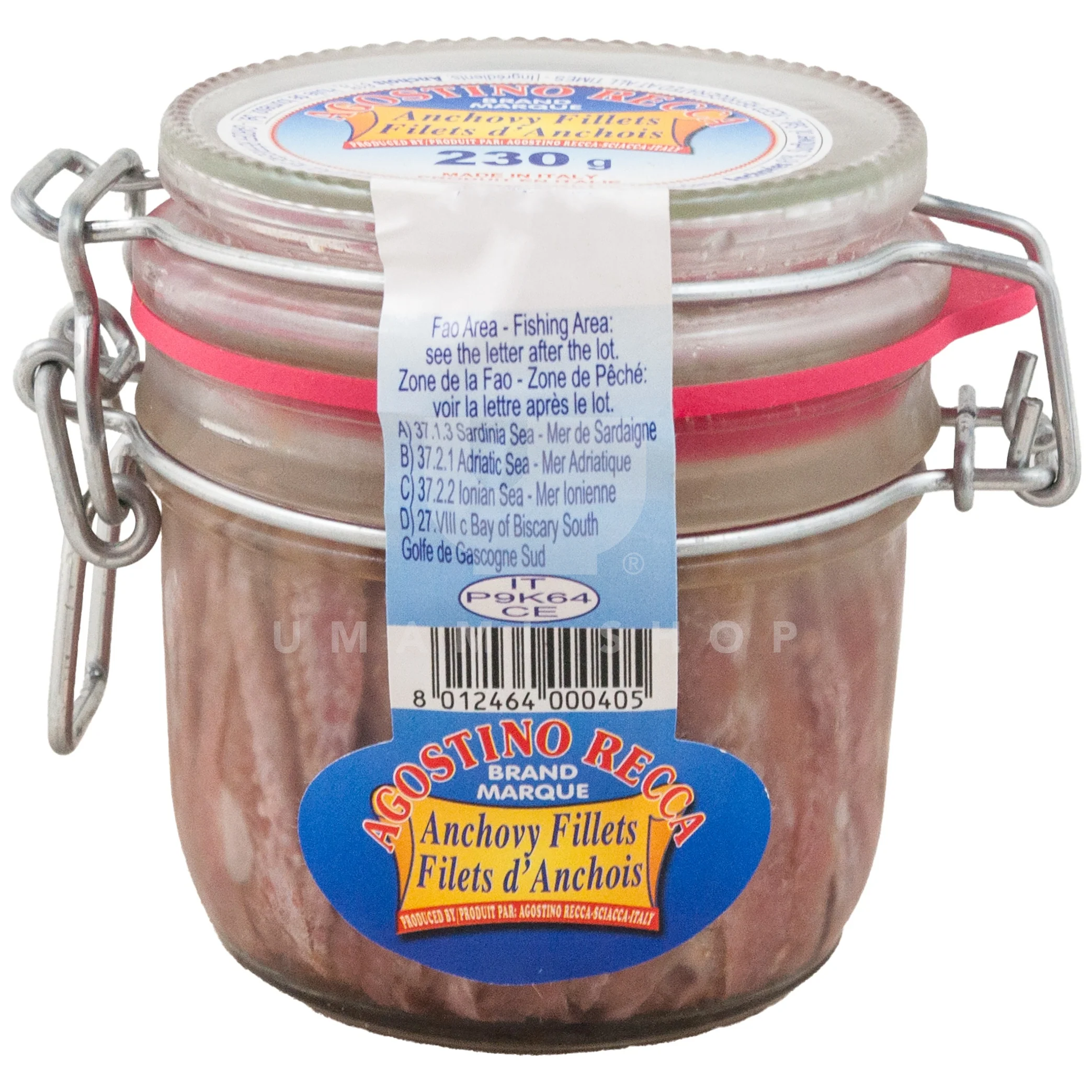Anchovies Fillets in Sunflower Oil (Jar)