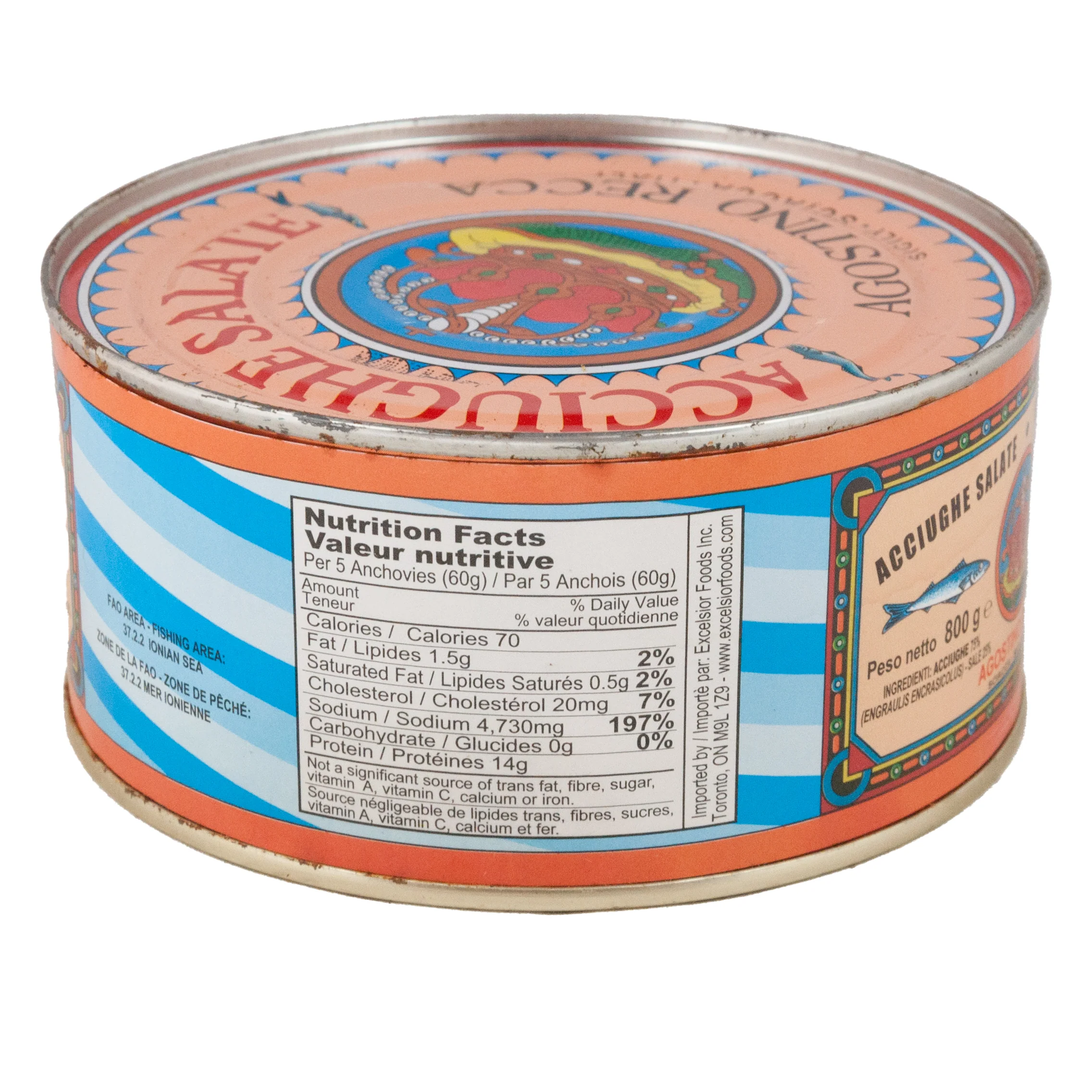Anchovies Salted (Tin) - Image 2
