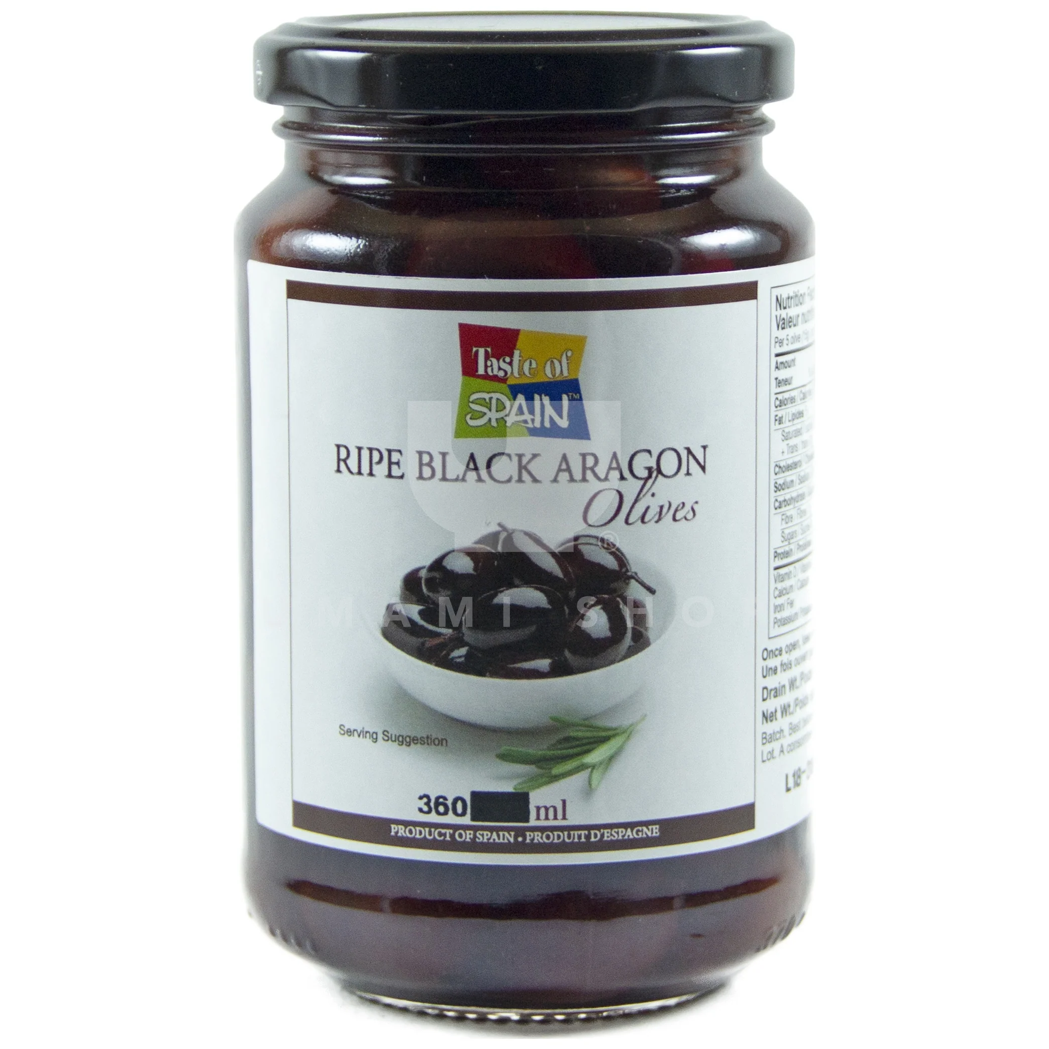 Aragon Olives Black