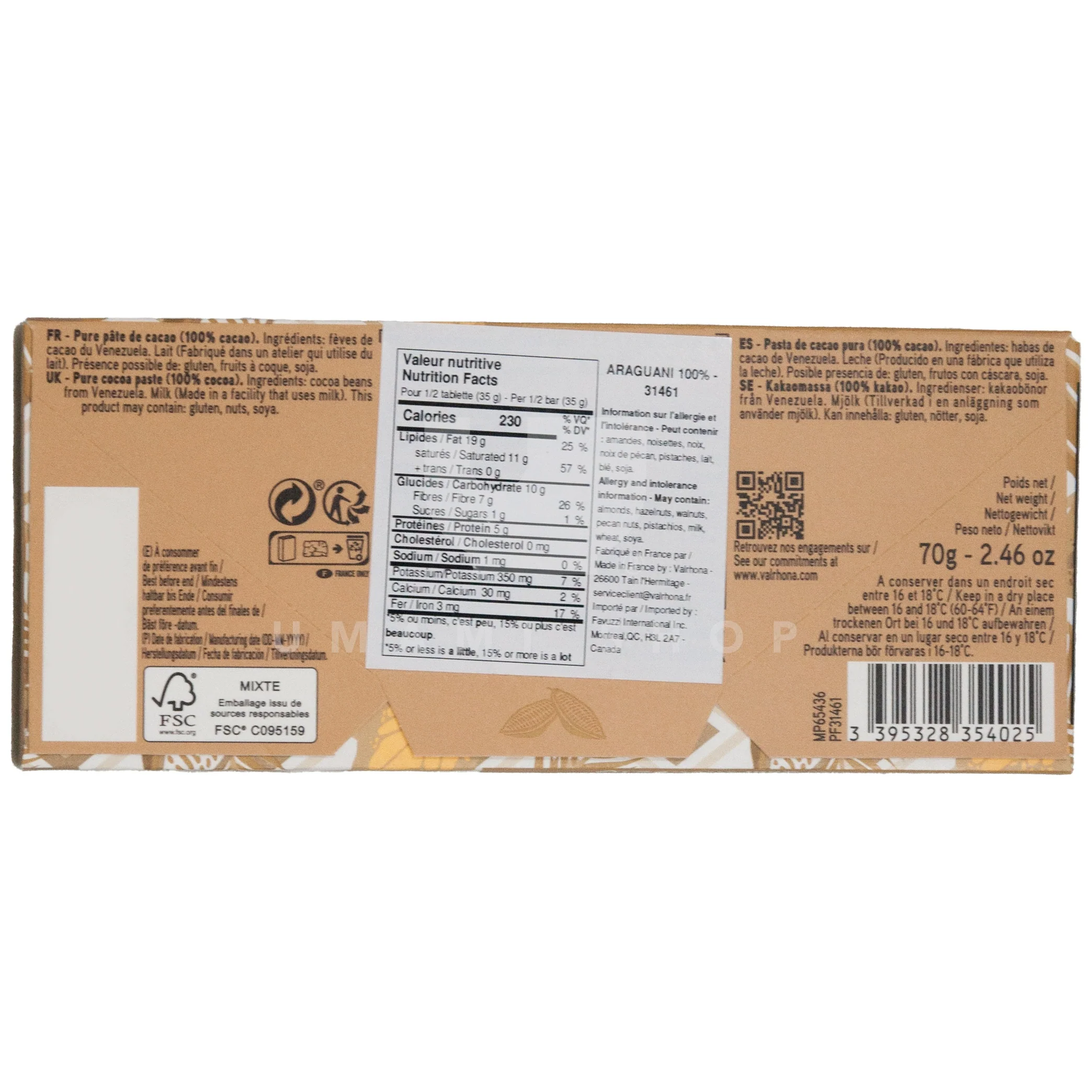Araguani Venezuela Choco 100% - Image 2