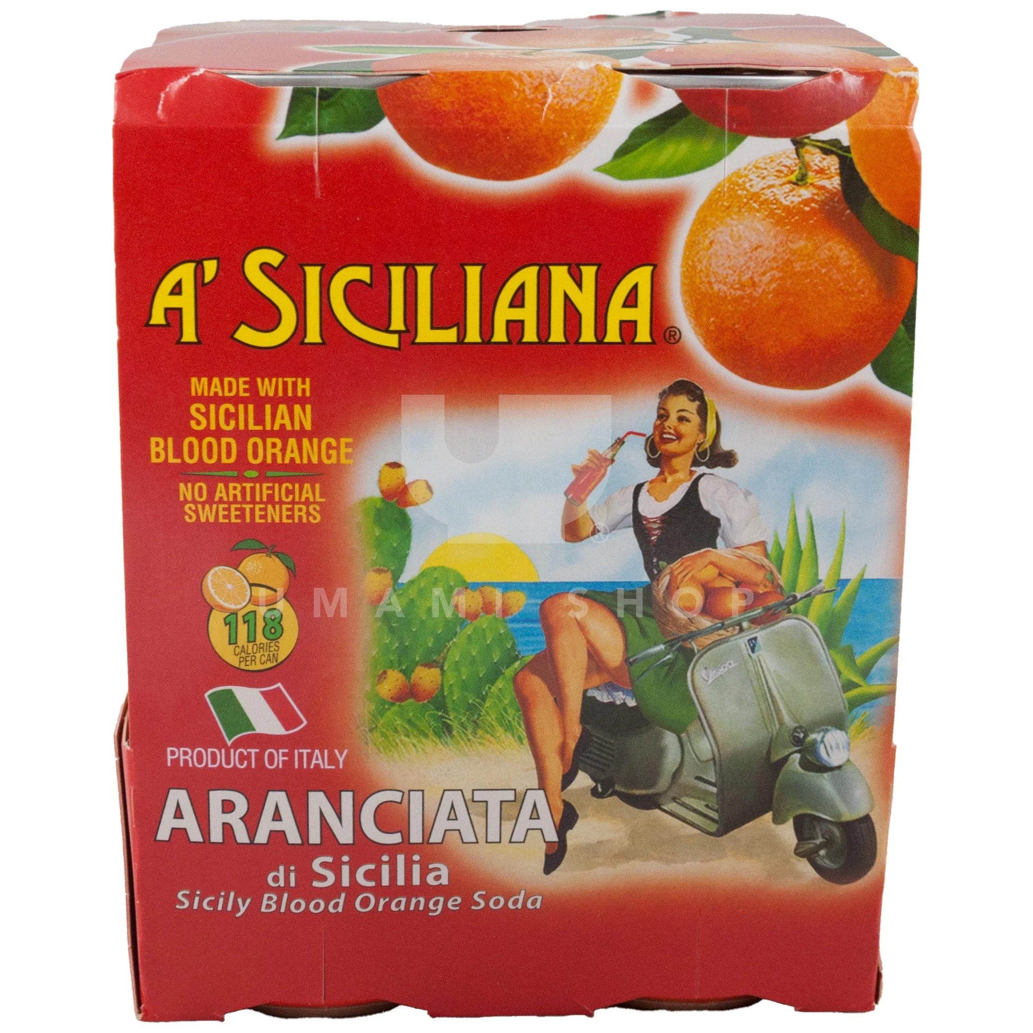 Aranciata Blood Orange Soda (4xPack)