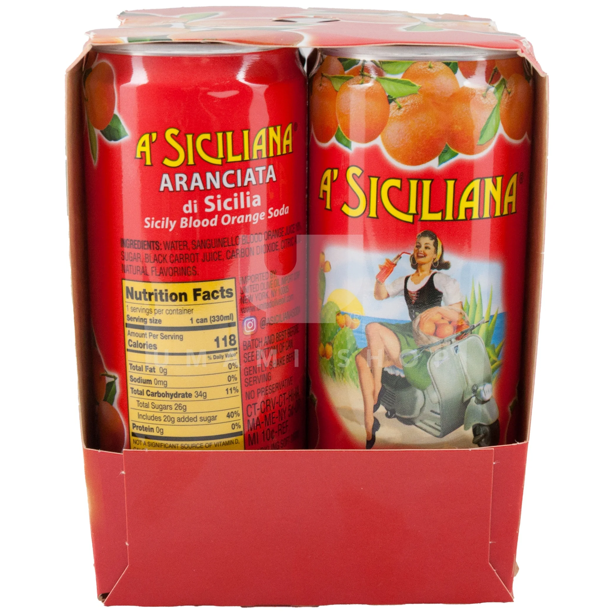 Aranciata Blood Orange Soda (4xPack) - Image 2