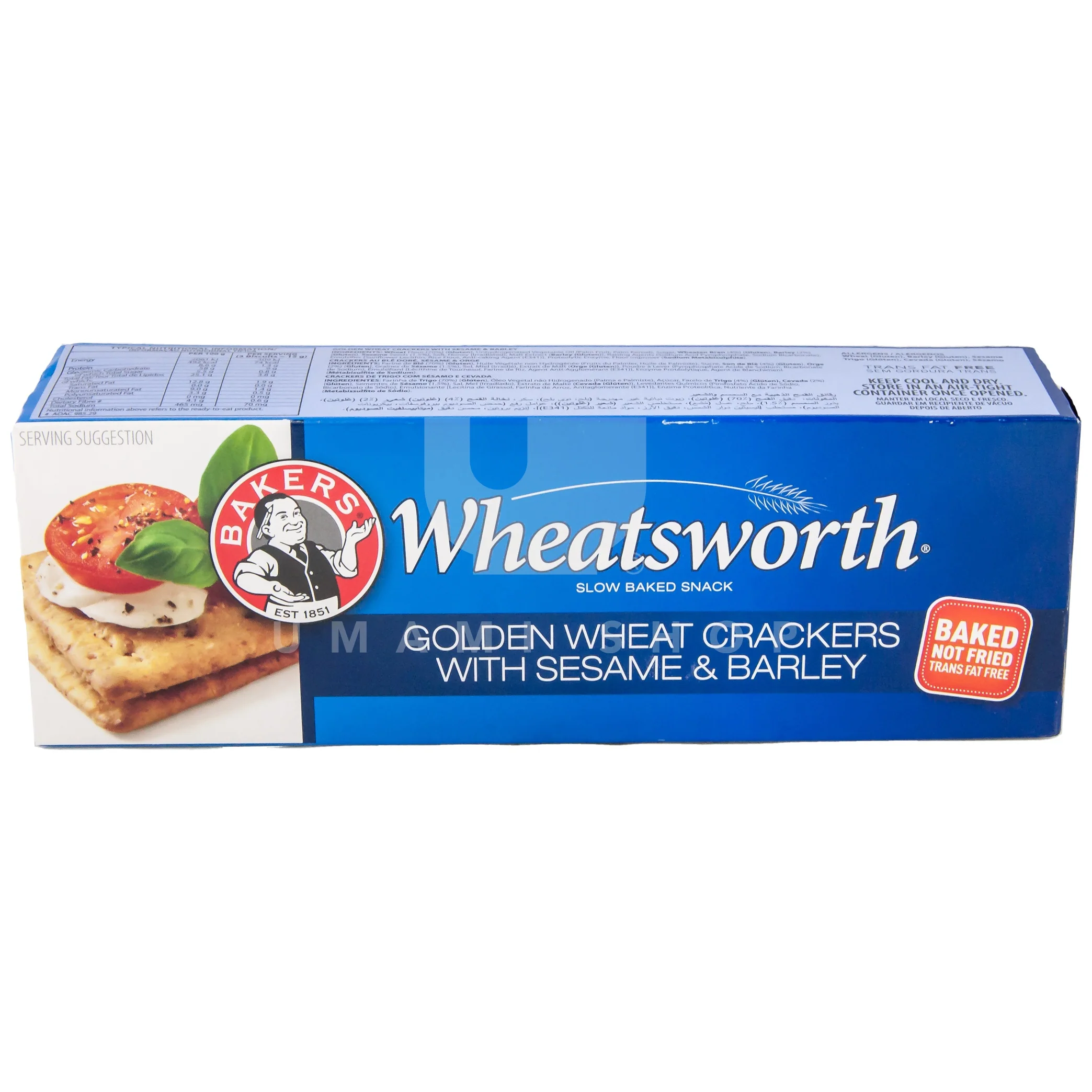 Baked Wheat Cracker