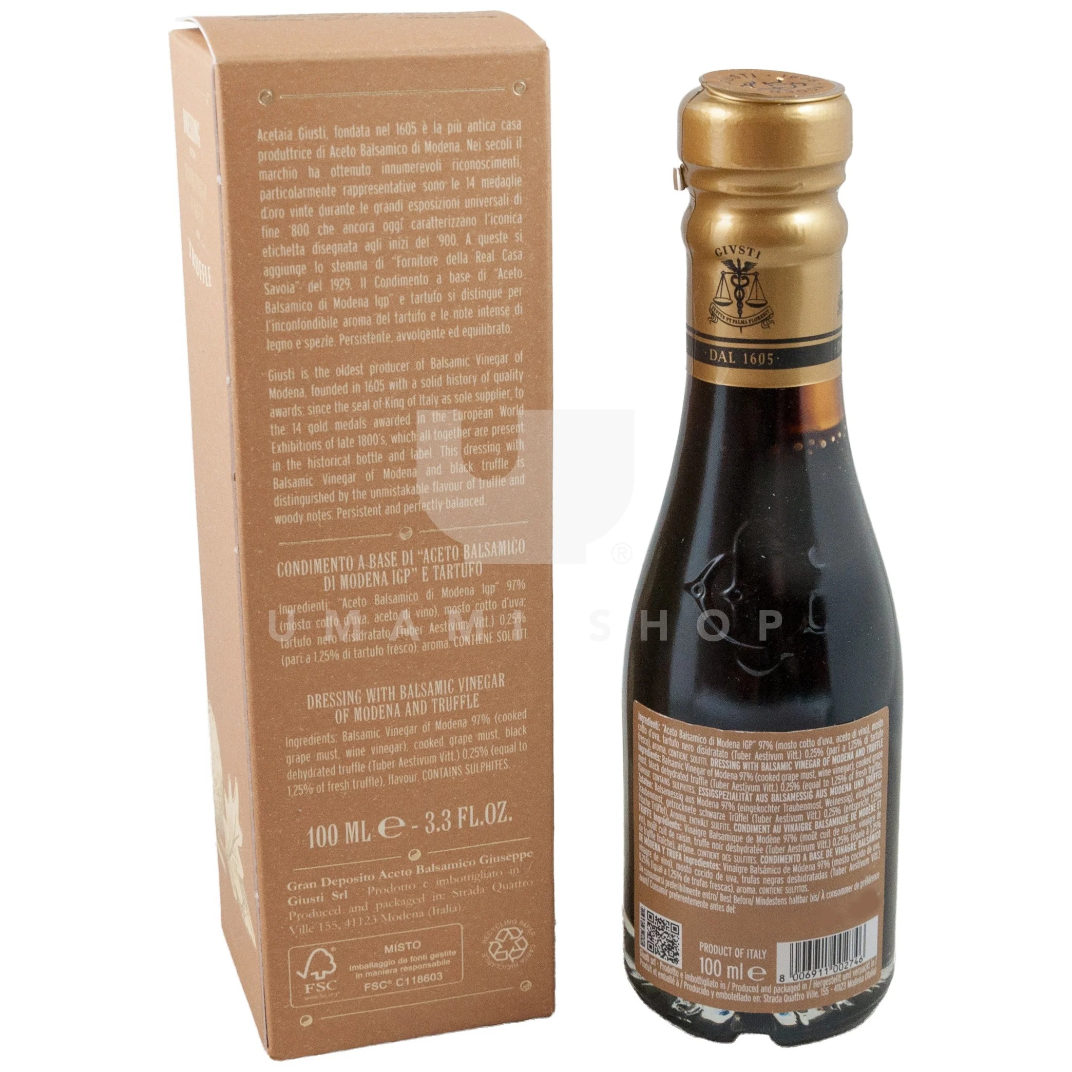 Balsamic Vinegar of Modena w/Black Truffle (Box) - Image 2