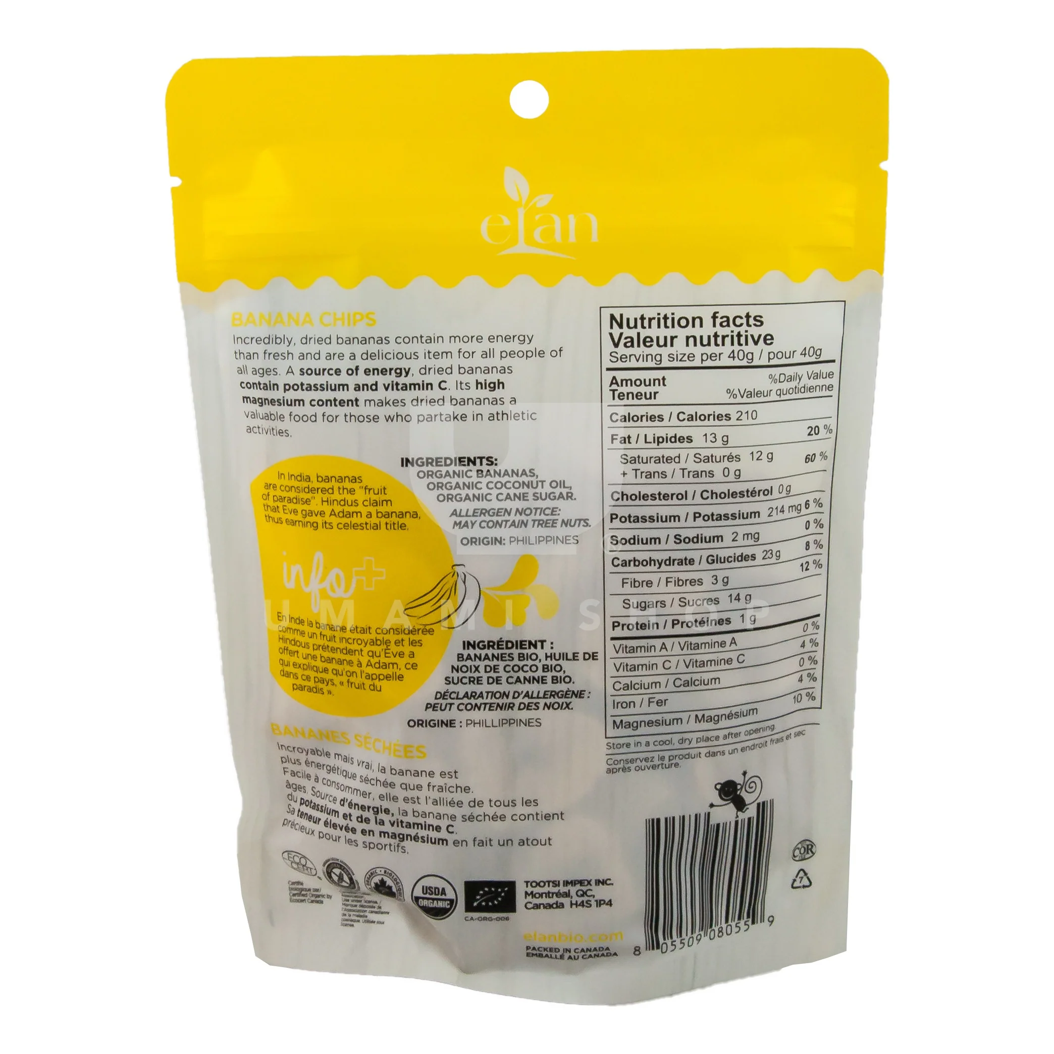 ORGANIC Banana Chips - Image 2