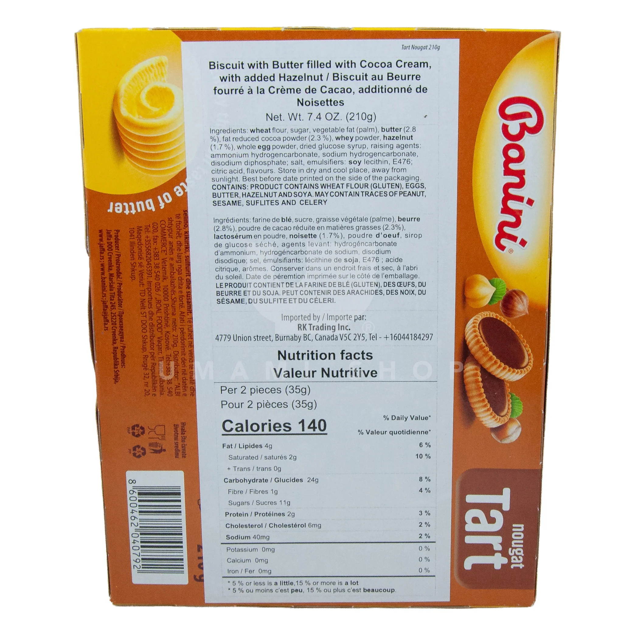 Banini Nougat Tart 12xPcs - Image 2
