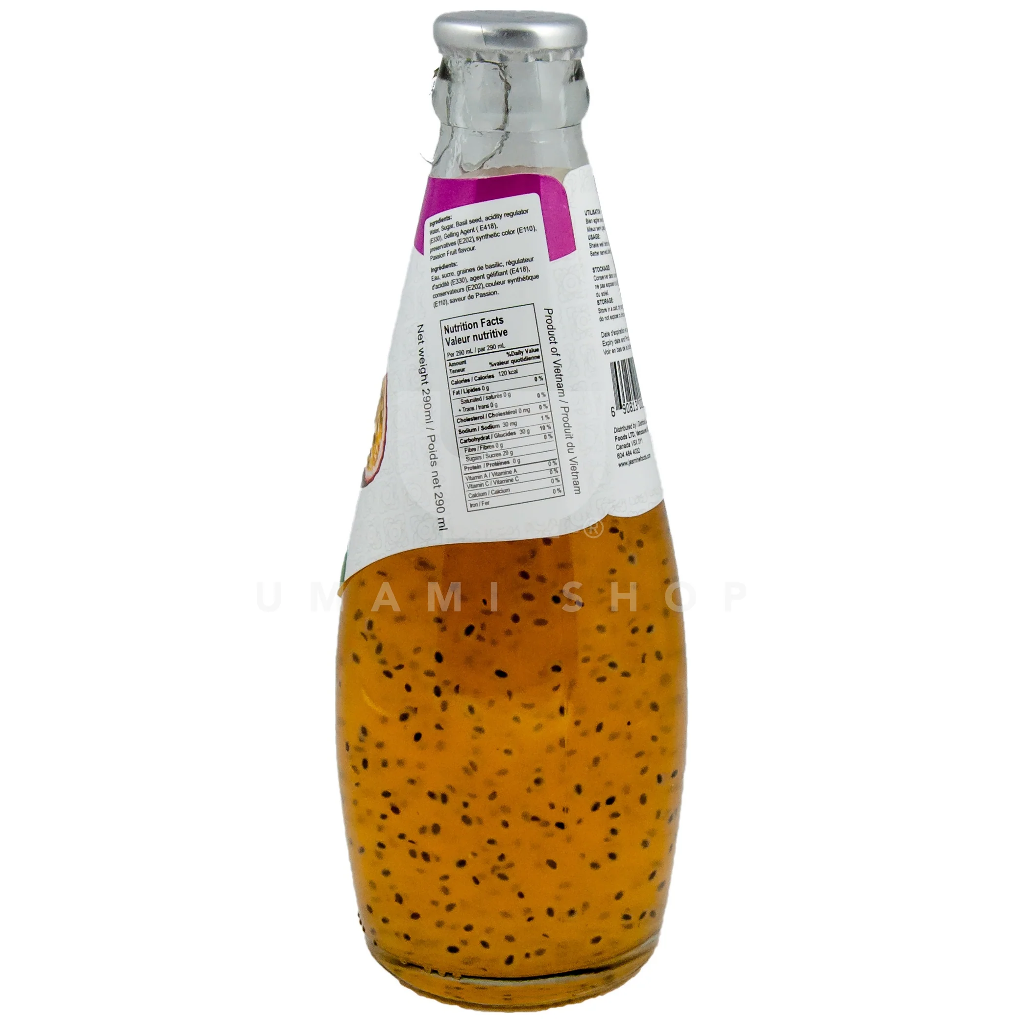 Basil Seed Drink Passion Fruit - Image 2