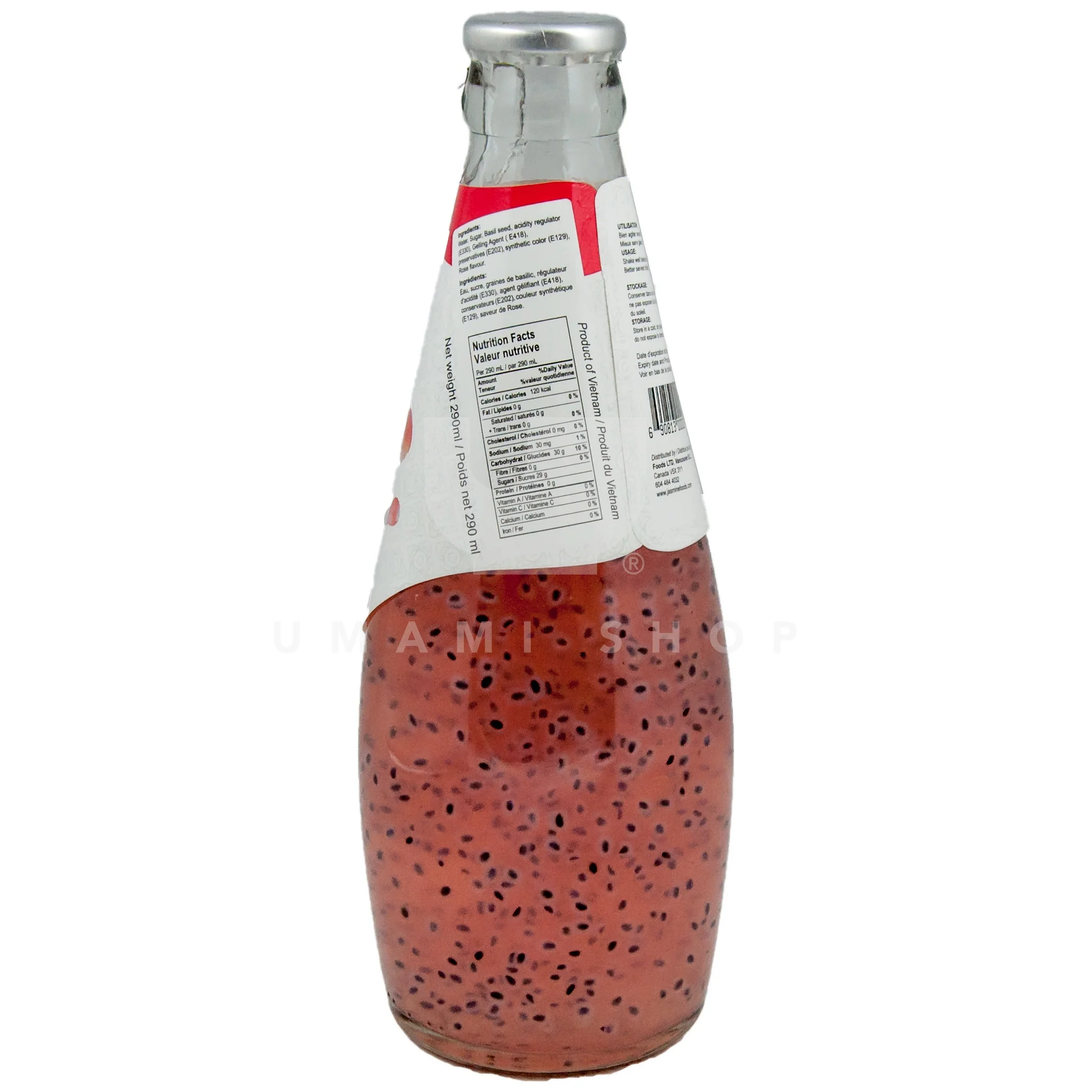 Basil Seed Drink Rose - Image 2