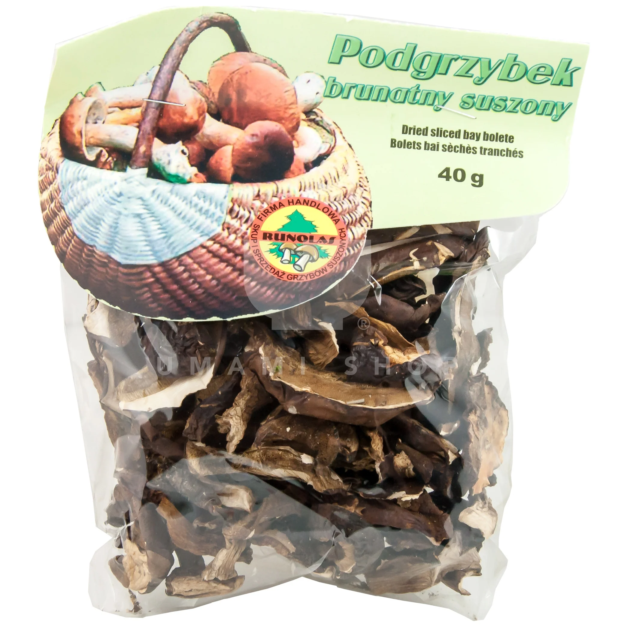 Bay Bolete Mushrooms Sliced