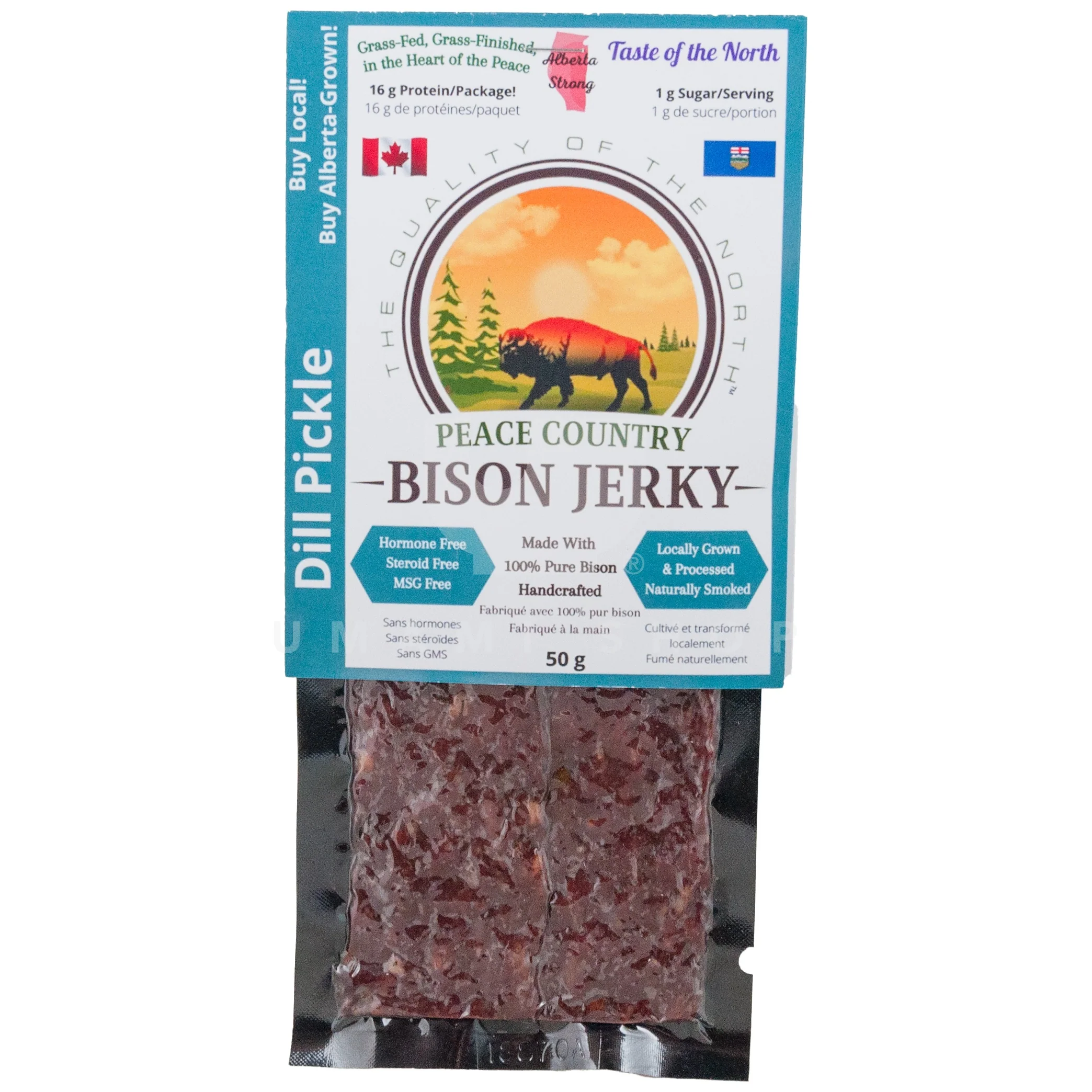 Bison Jerky Grass-Fed (Dill Pickle)