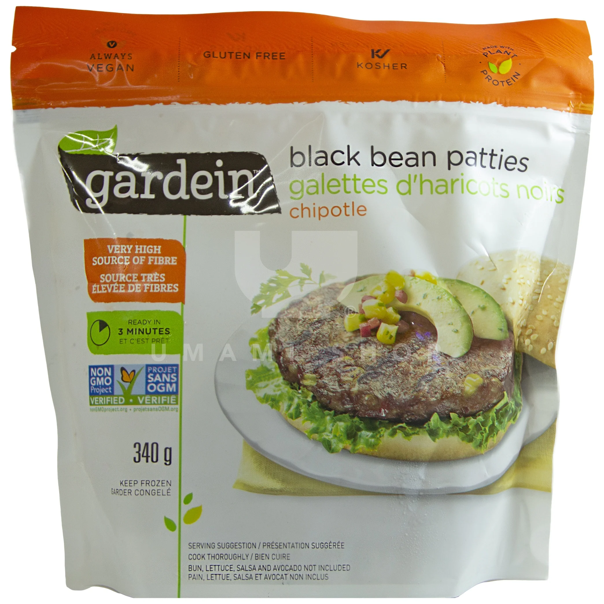 Black Bean Patty (V)