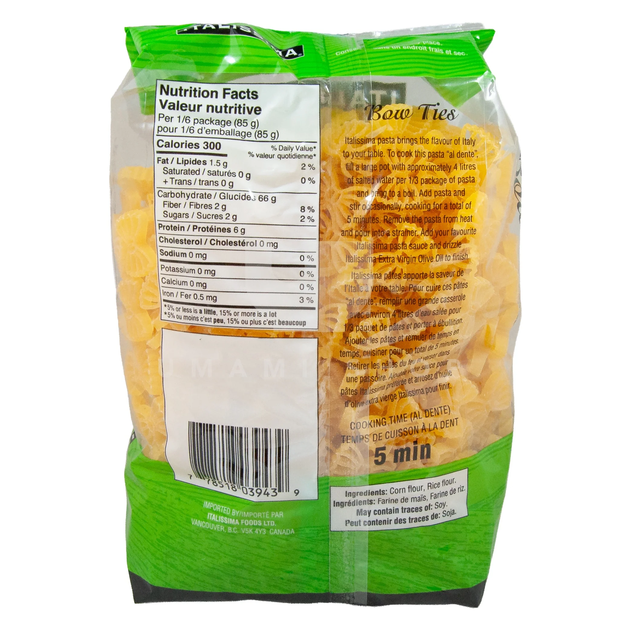 Bow Ties Rice Pasta (GF) - Image 2