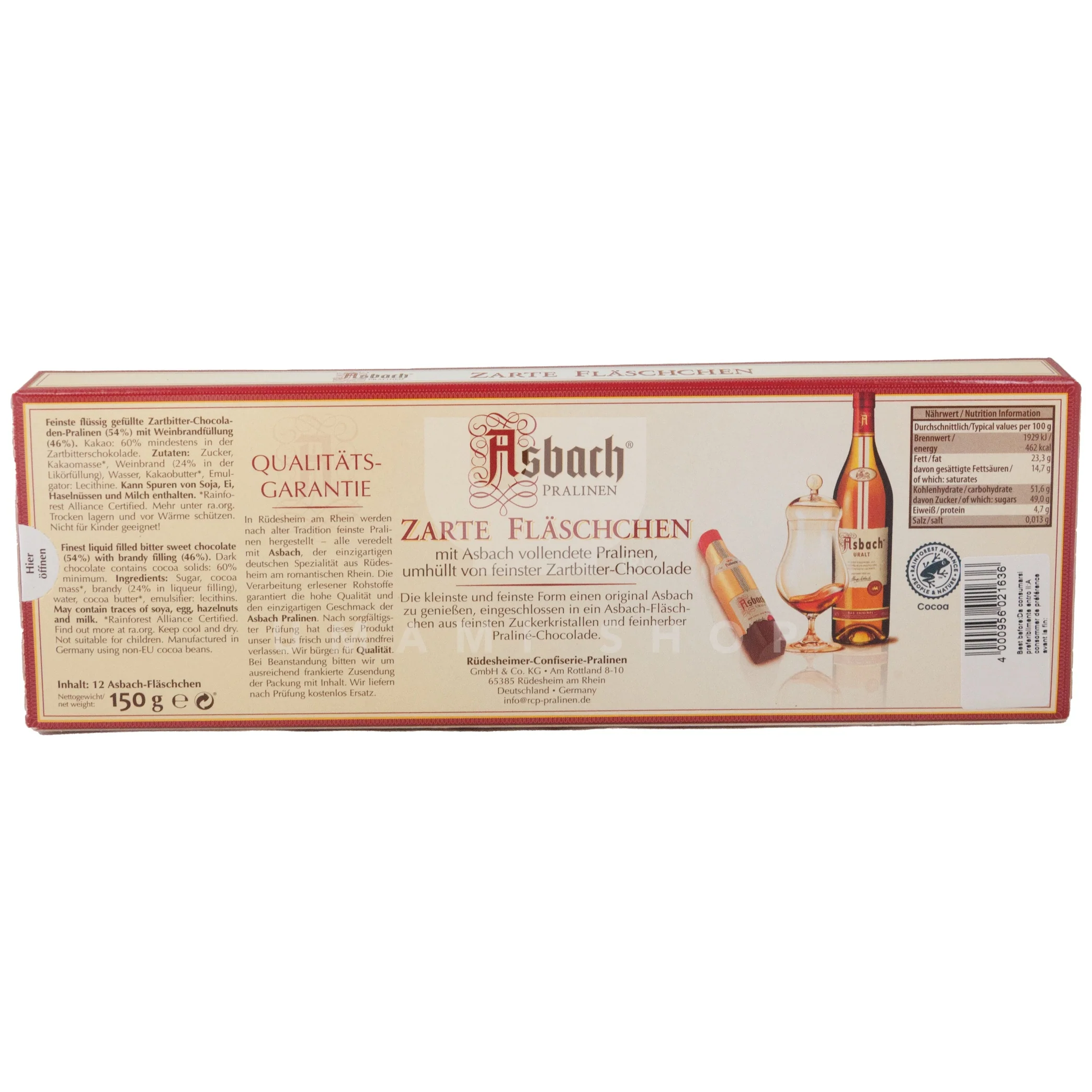 Brandy  Chocolate Mini Bottles - Image 2
