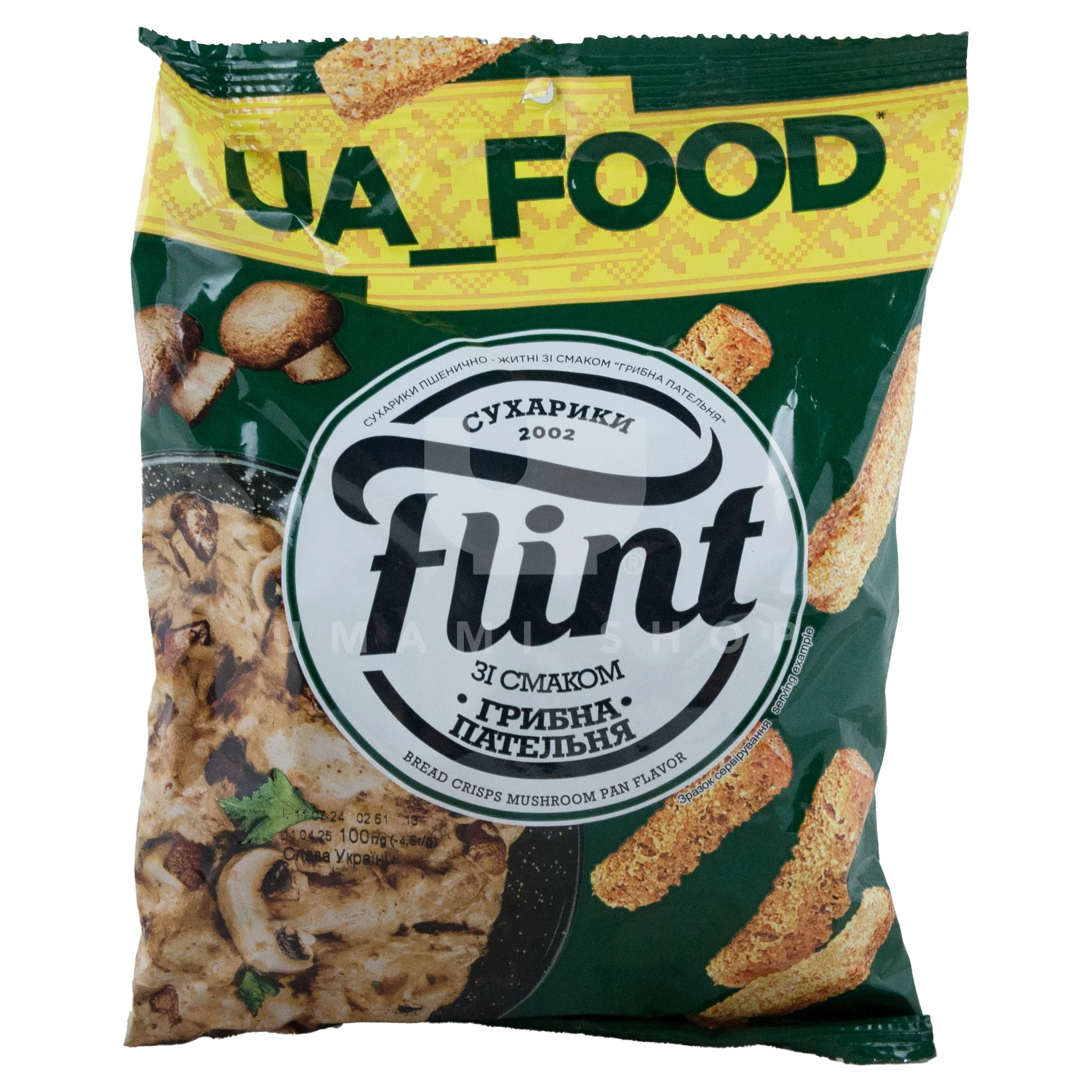 Bread Crisp Mushroom Pan Flavor