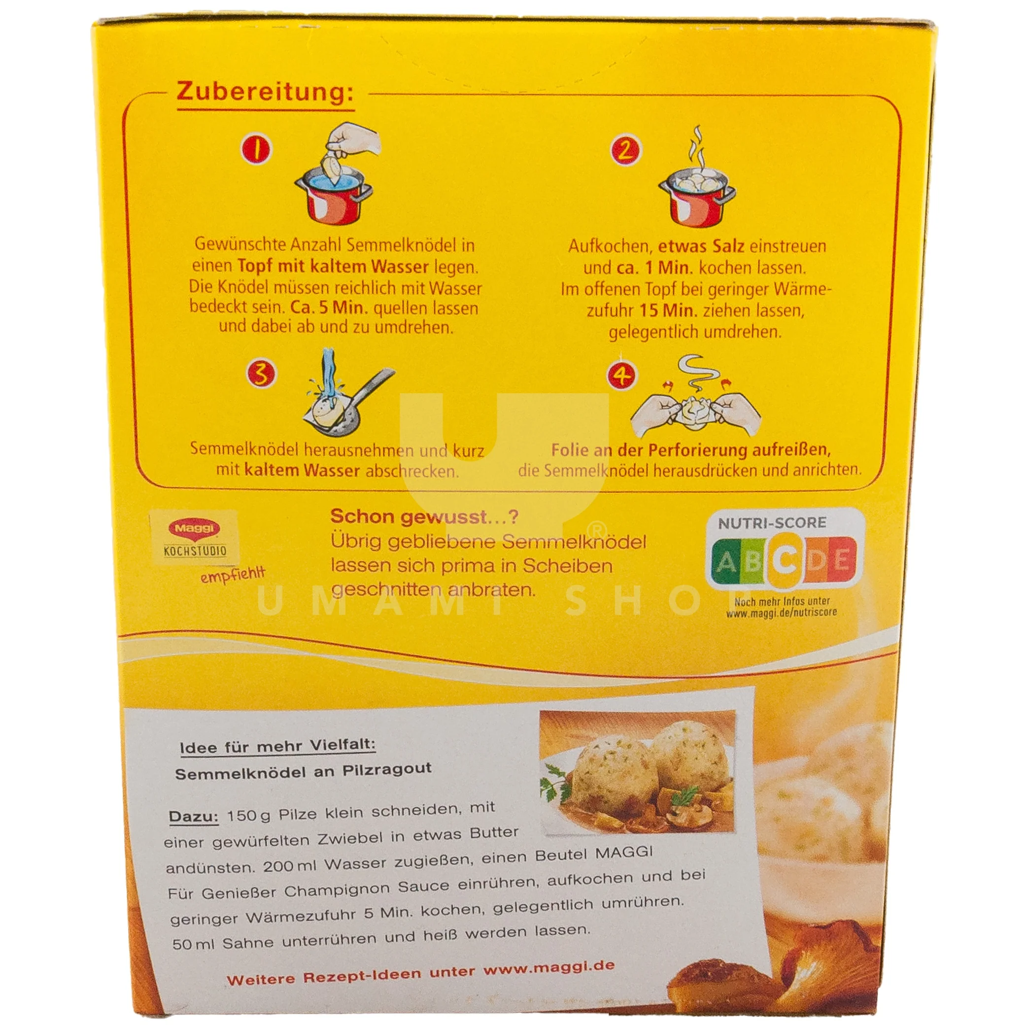 Bread Dumpling  (Semmel Knödel) Classic 6Pcs - Image 2