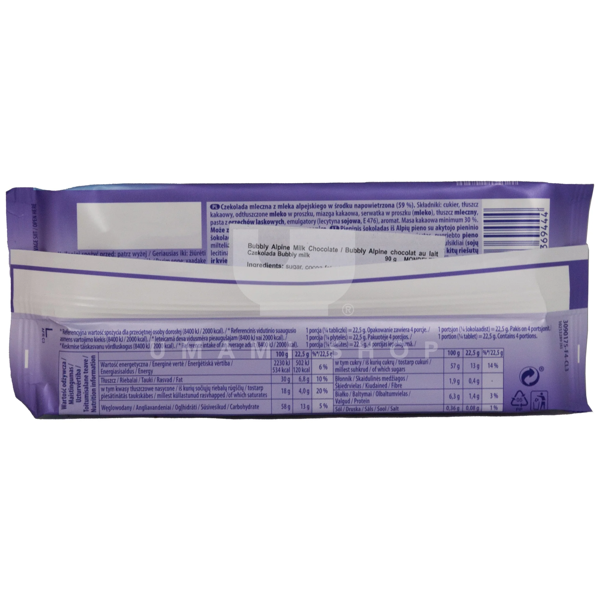 Bubbly Alpine Milk Chocolate - Image 2