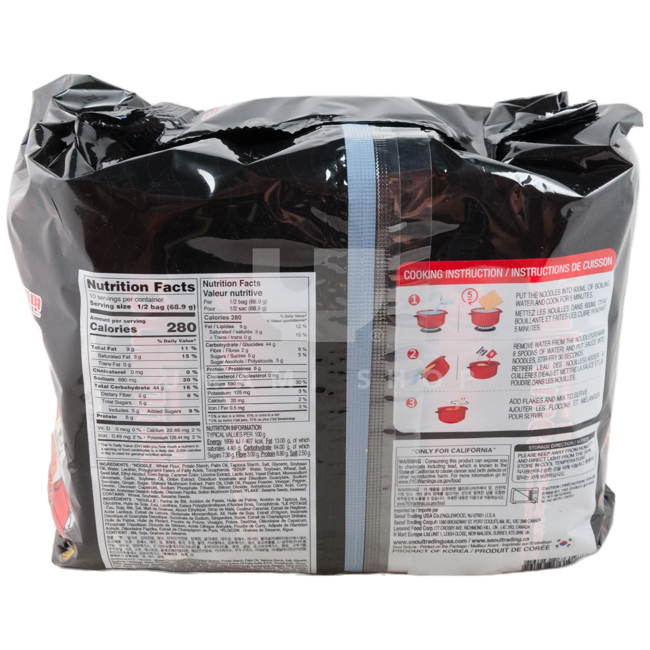Bulramen Spicy Chicken Stir-Fried 5Pack - Image 2