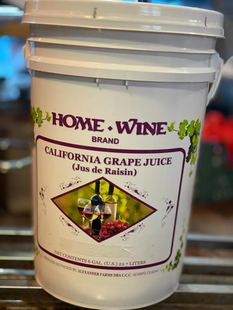 *Prebook only* Burgundy Fresh Grape Juice