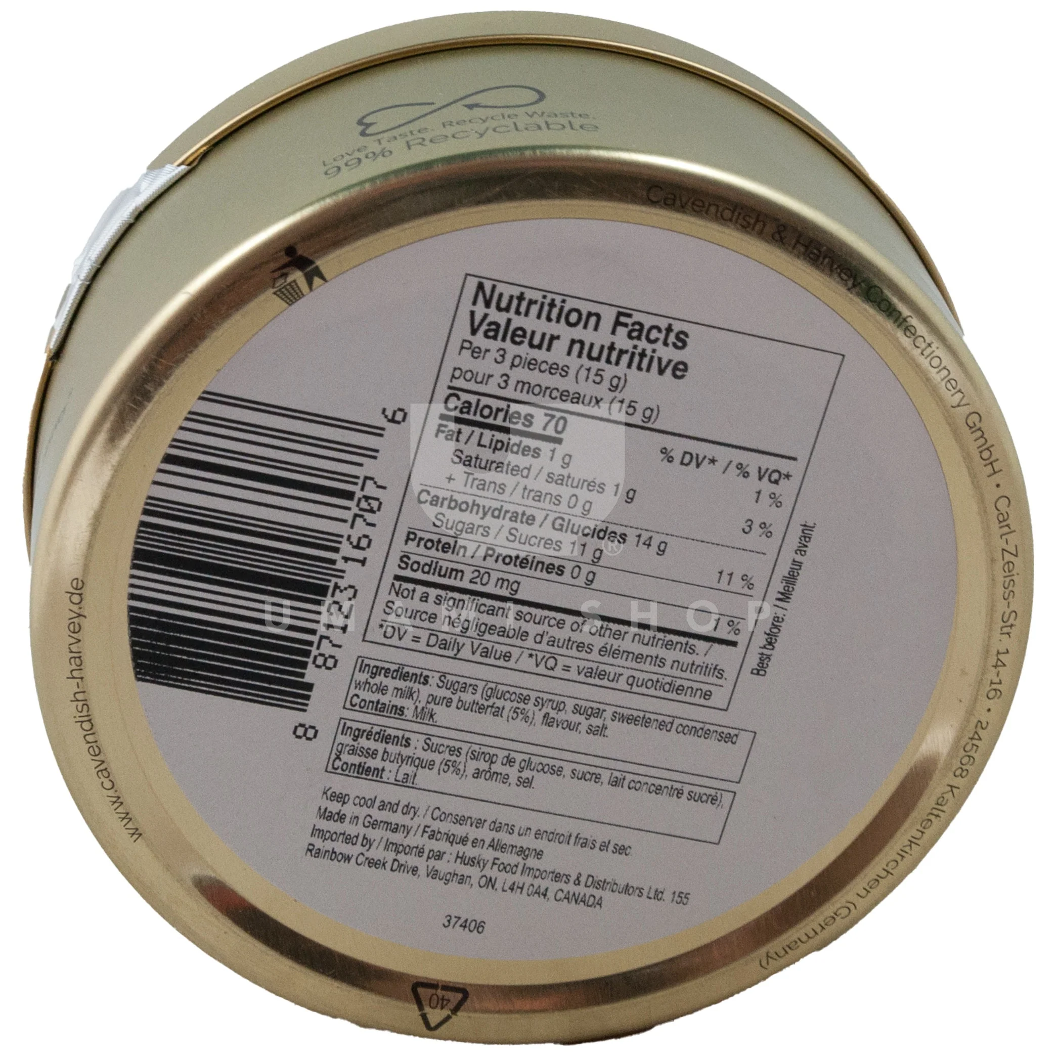 Butterscotch Candy Drops (Tin) - Image 2