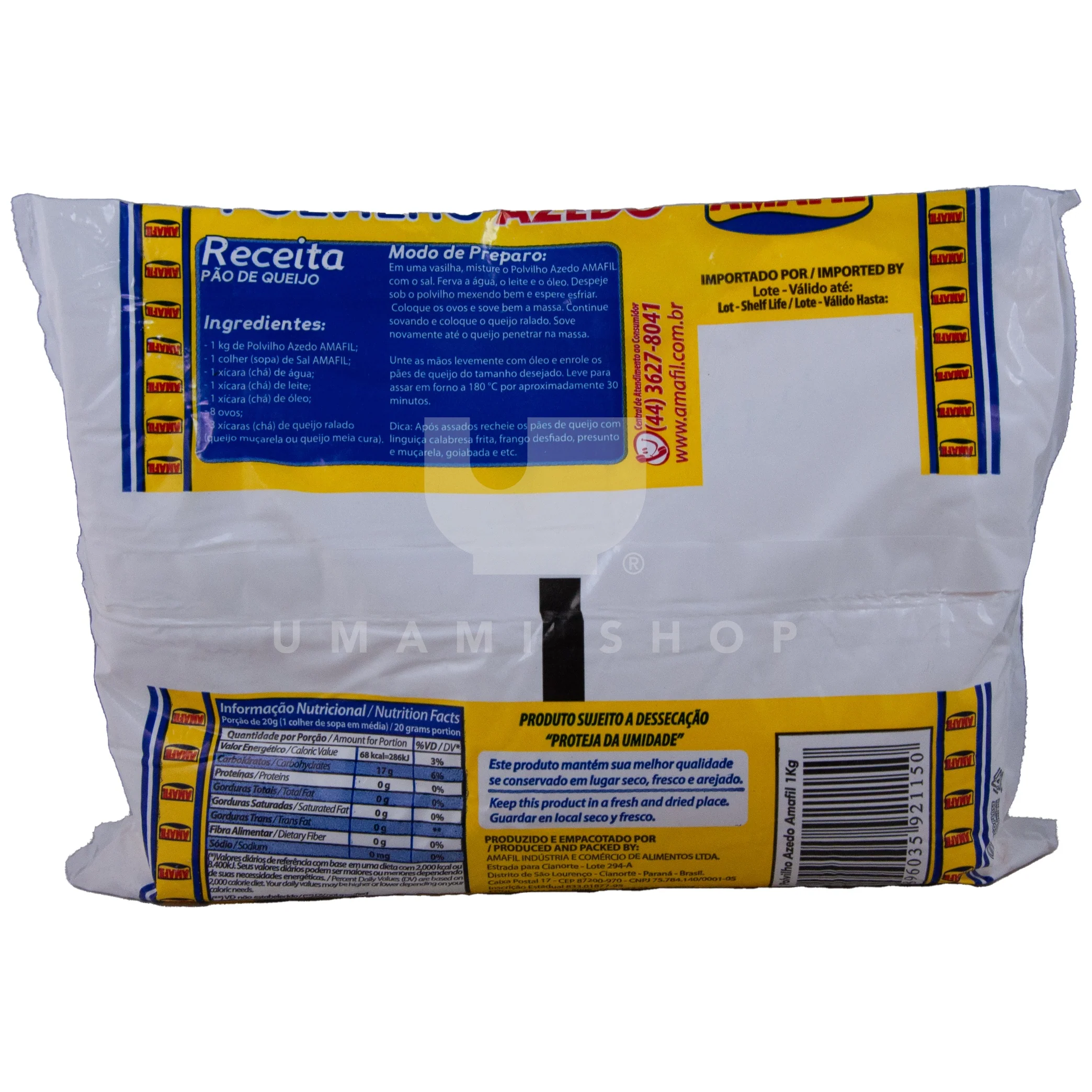Cassava Manioc Starch (SOUR) 2.2lbs - Image 2