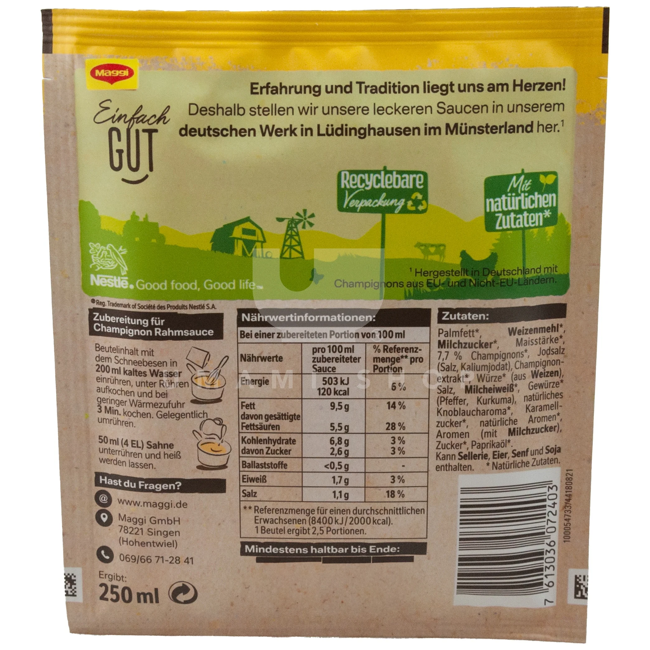 Champignon Rahmsauce Mix - Image 2