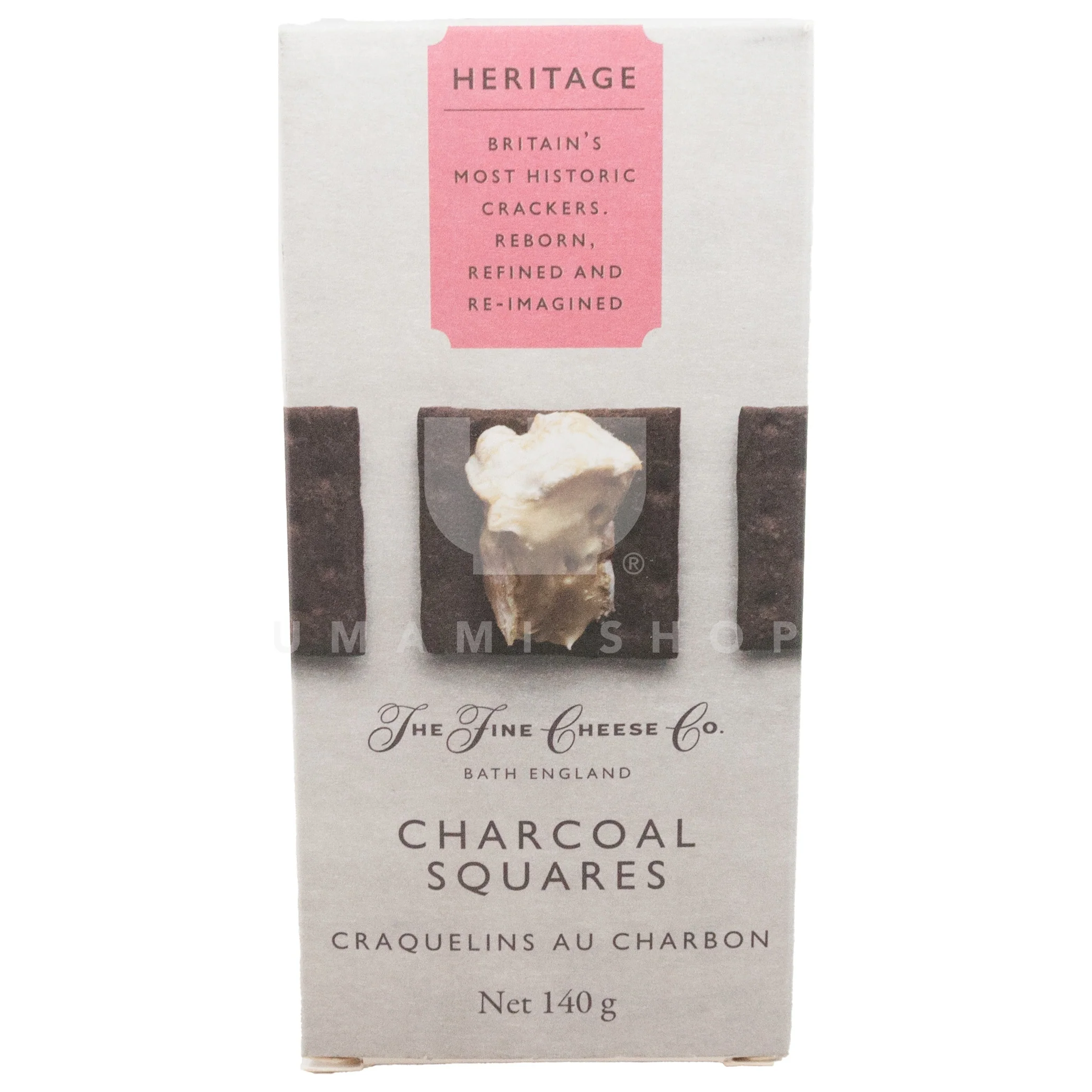 Charcoal Squares Crackers