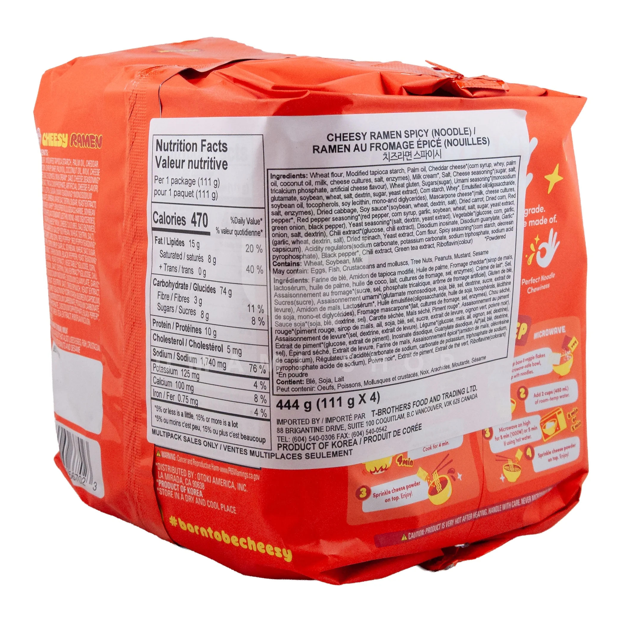 Cheesy Spicy Ramen 4xPack - Image 2