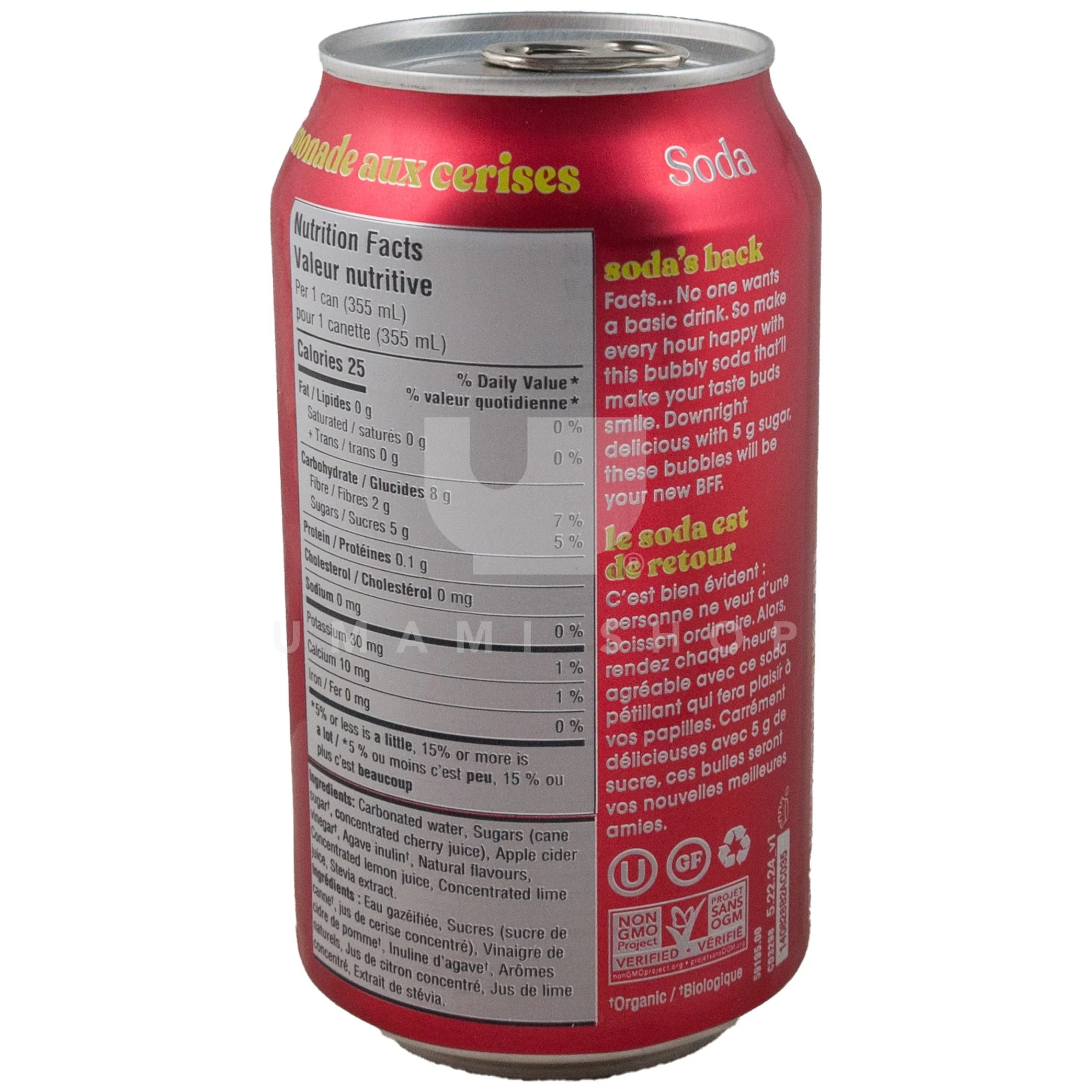 Cherry Limeade Soda "Poppi" - Image 2