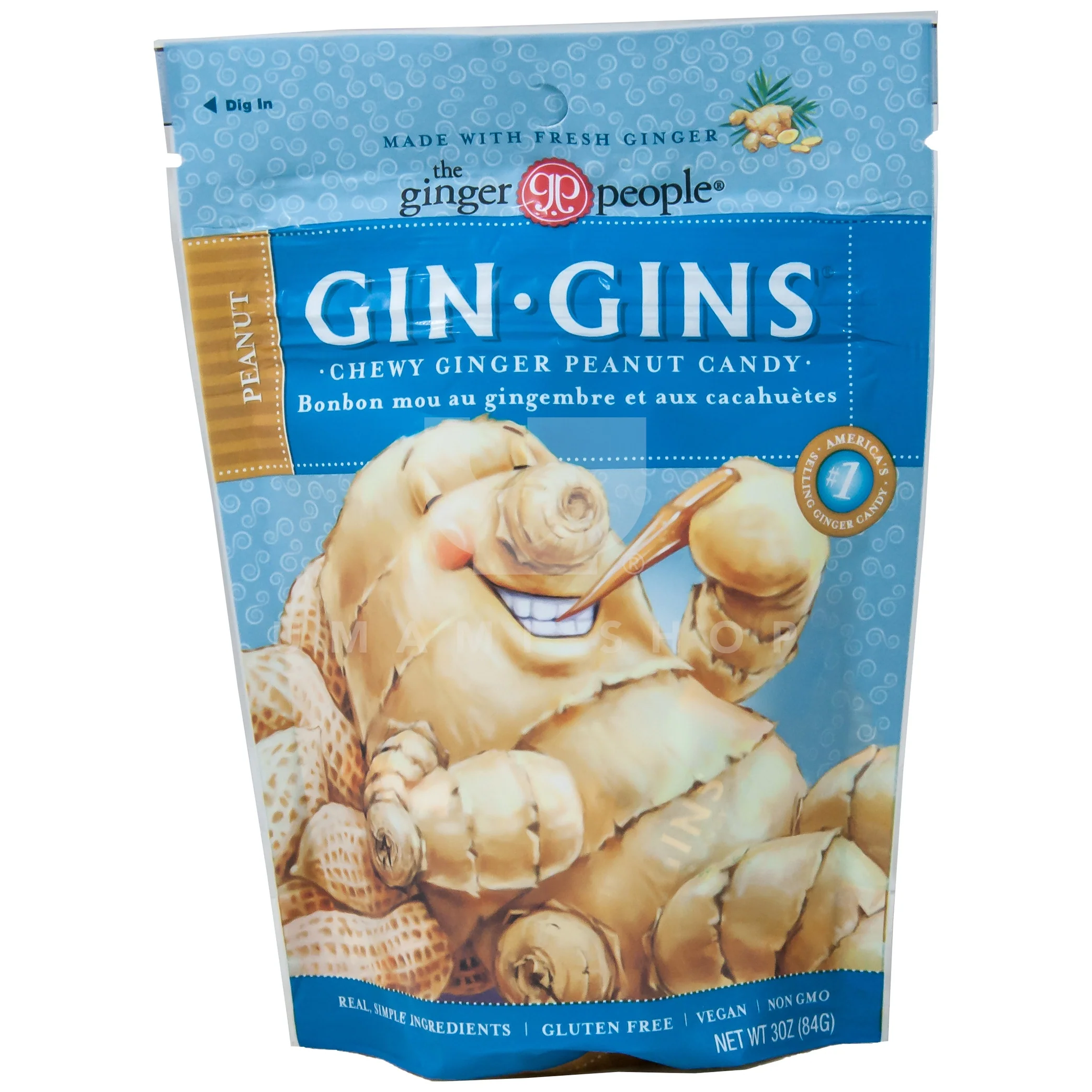 Chewy Ginger Candy Peanut (GF)