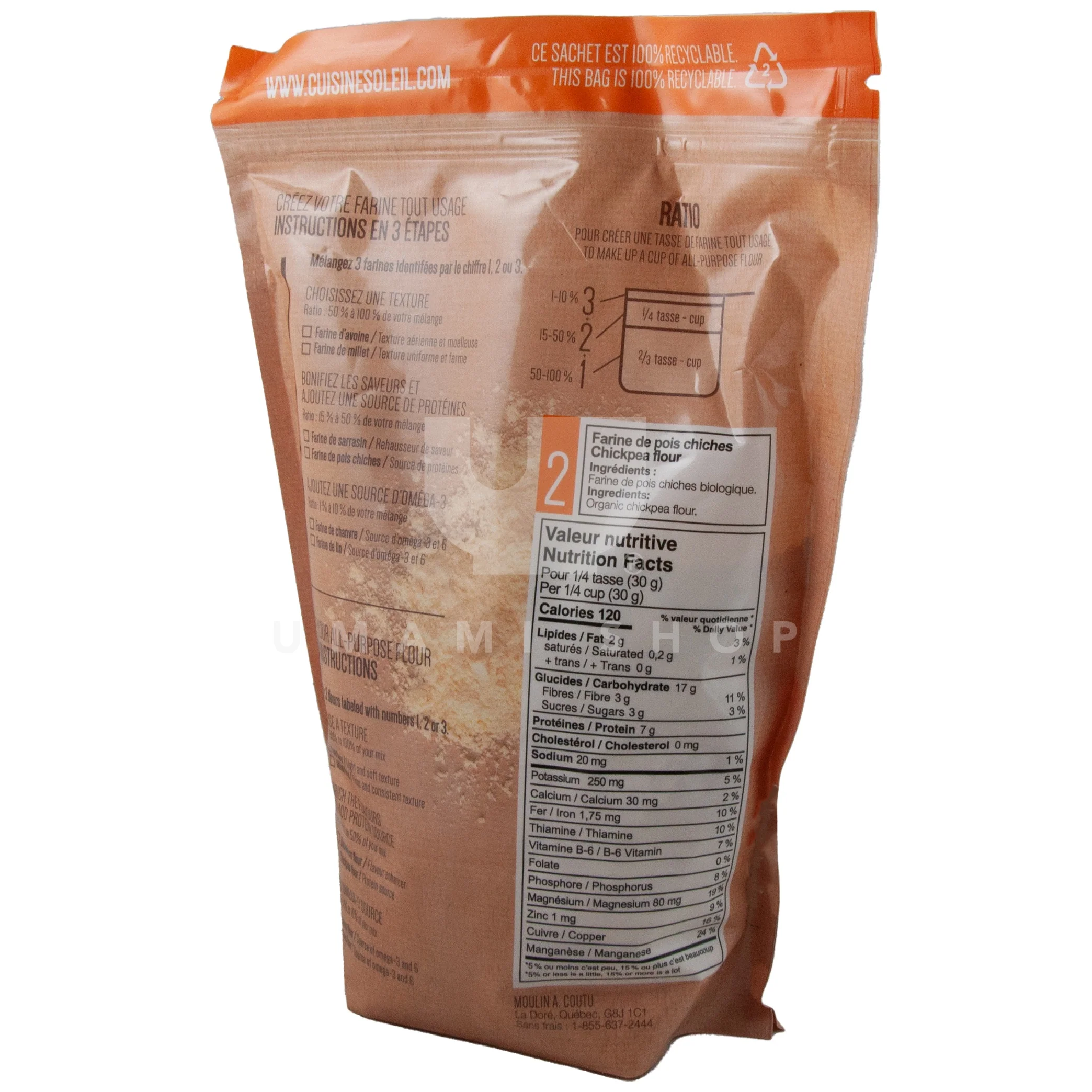ORGANIC Chickpea Flour (GF) - Image 2