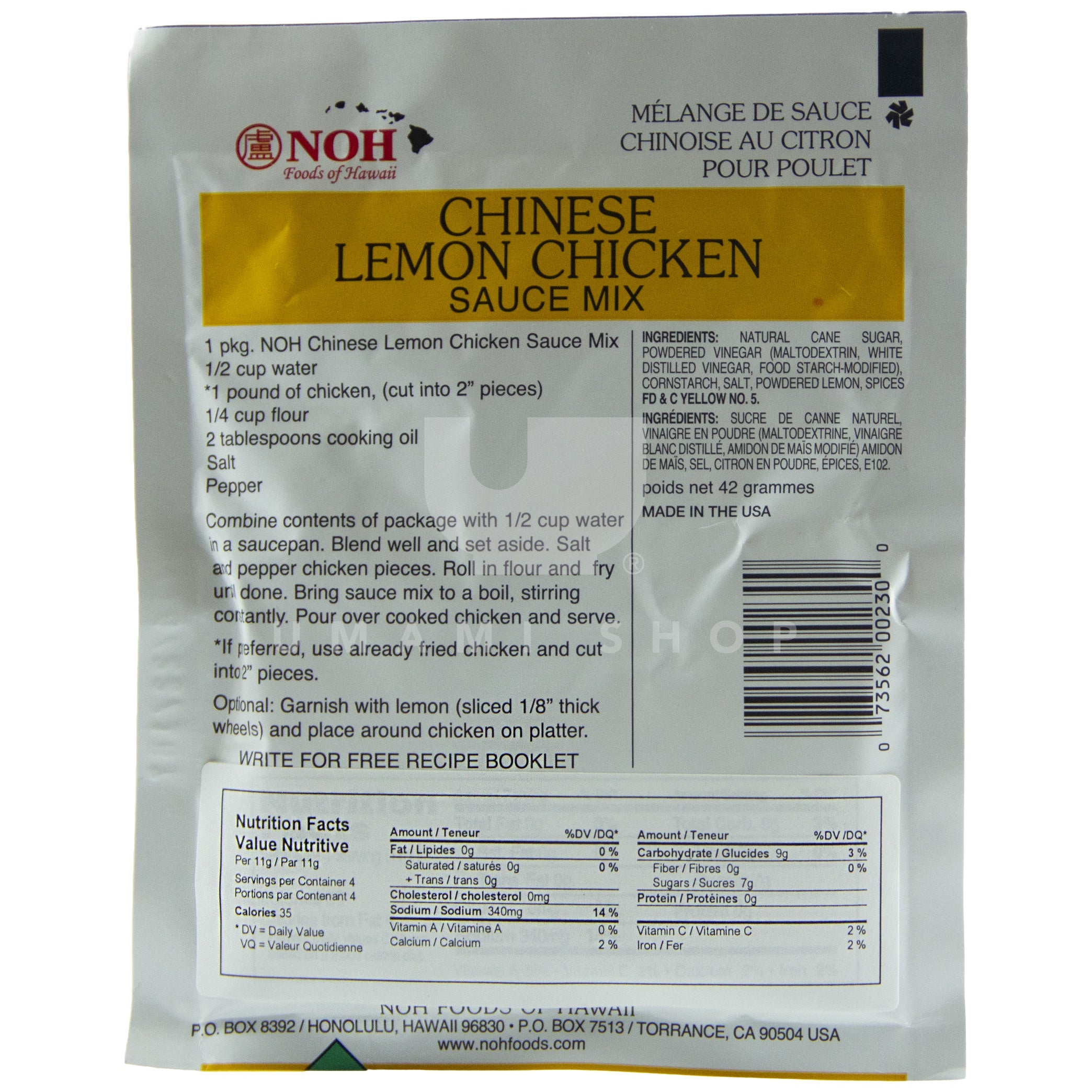 Chinese Lemon Chicken Mix - Image 2