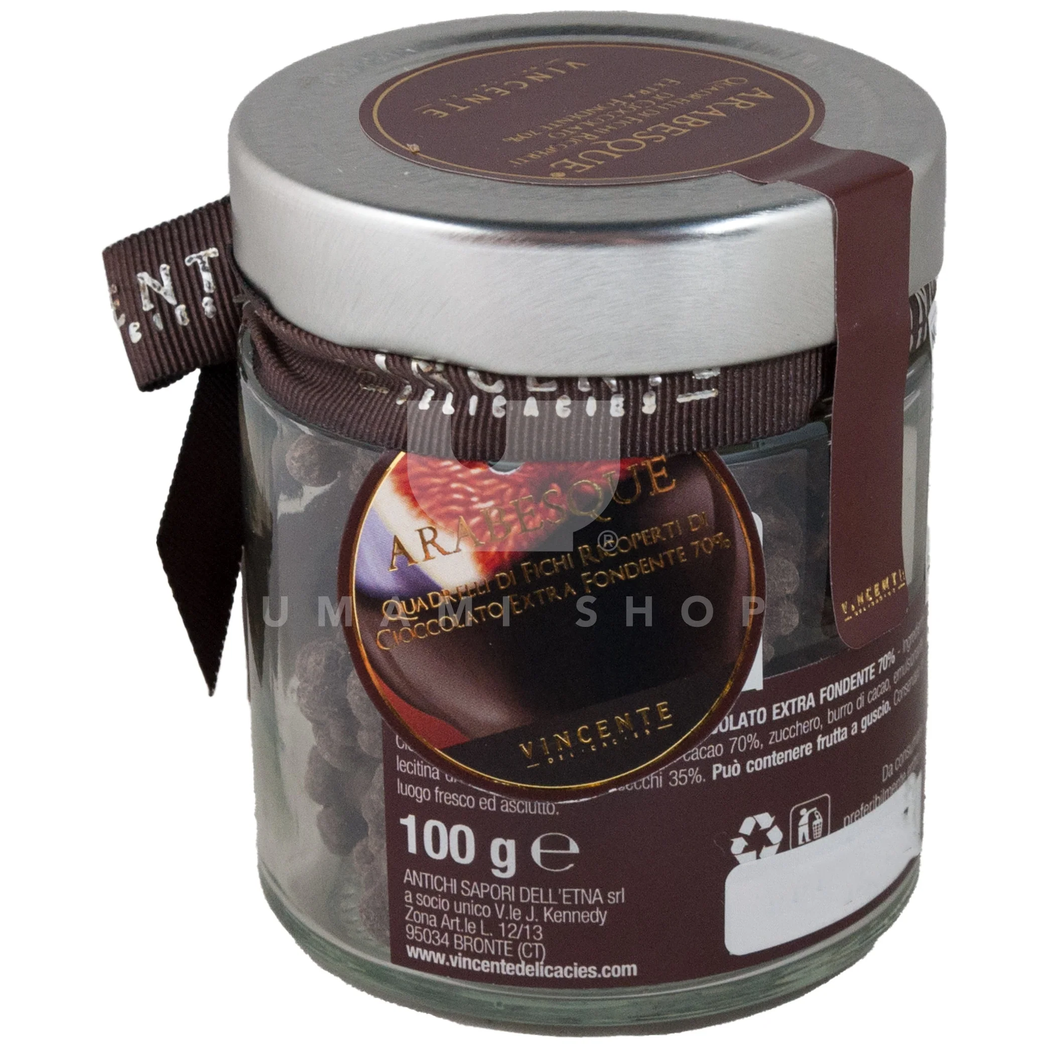 Dried Figs Dark Chocolate 70% (Jar) - Image 2
