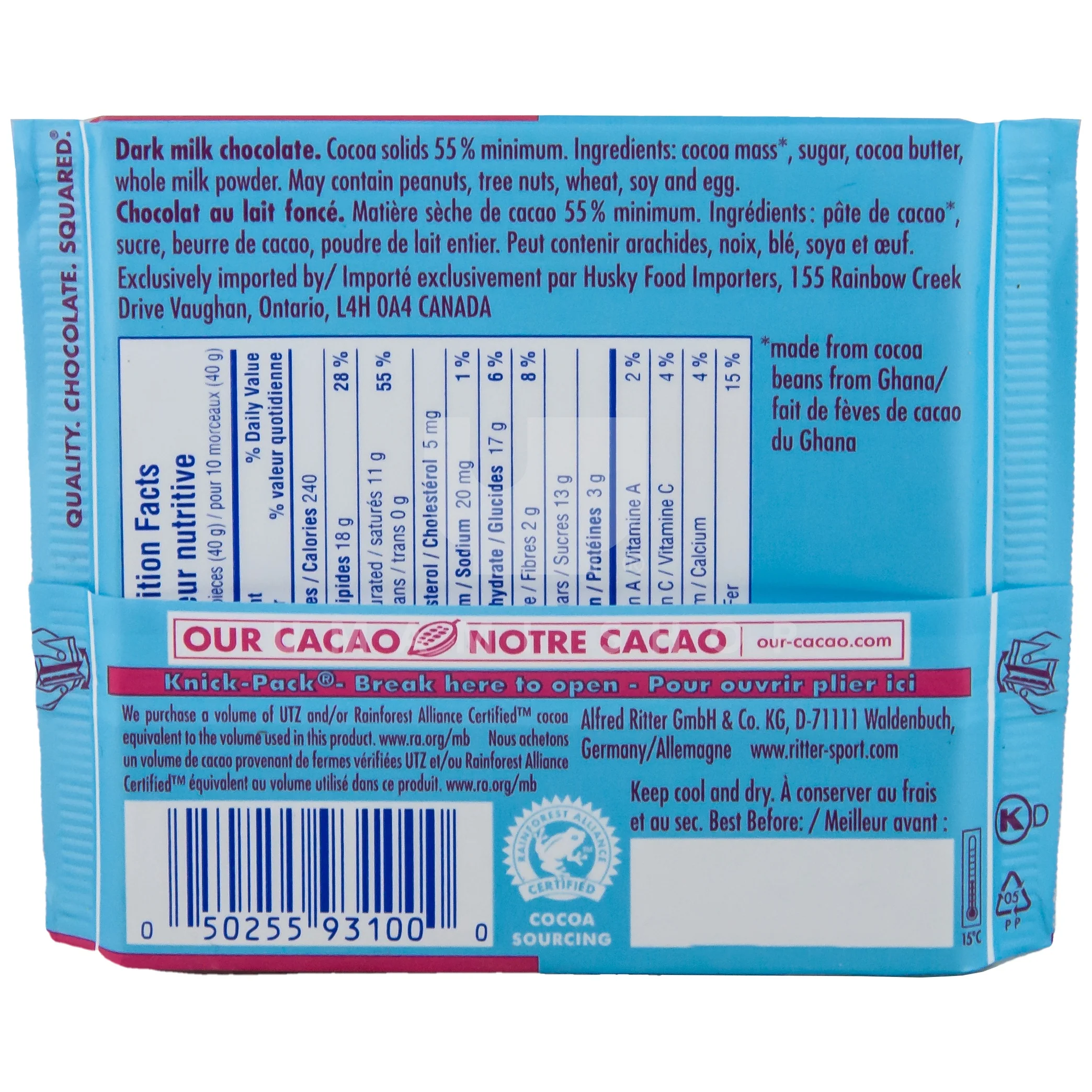 Chocolate Dark Milk Ghana 55% - Image 2