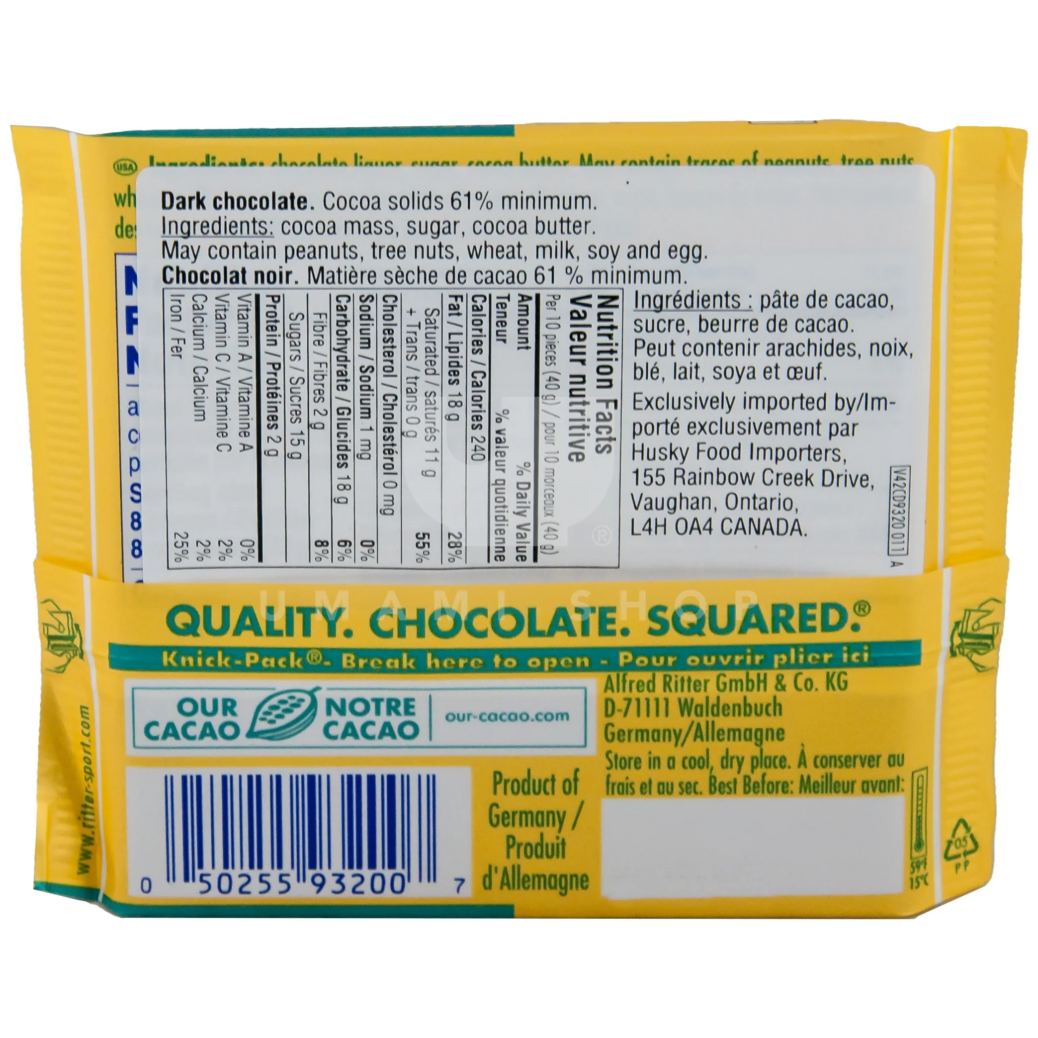 Chocolate Dark Nicaragua 61% - Image 2