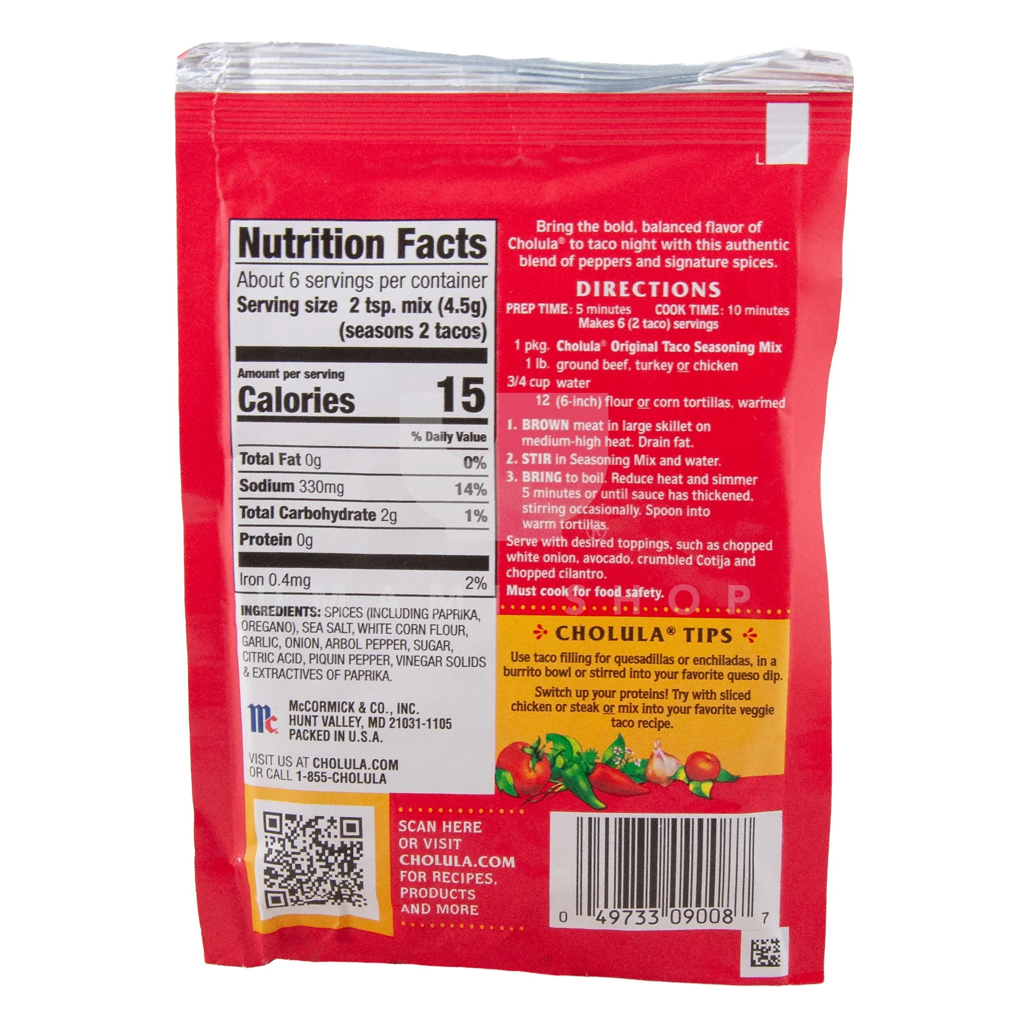 Cholula Taco Seasoning - Image 2