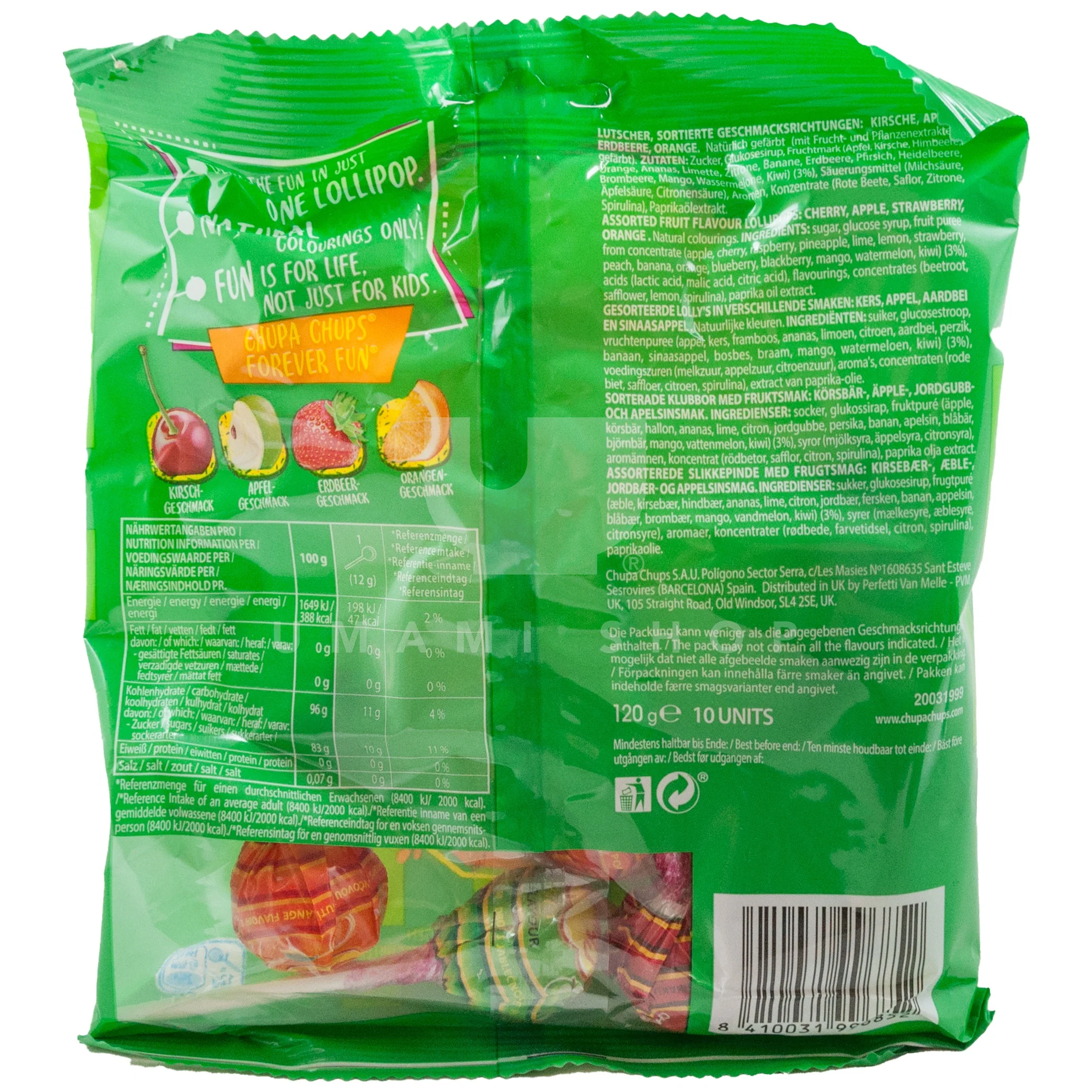 Chupa Chups Lollipops "Fruit" (Bag) - Image 2