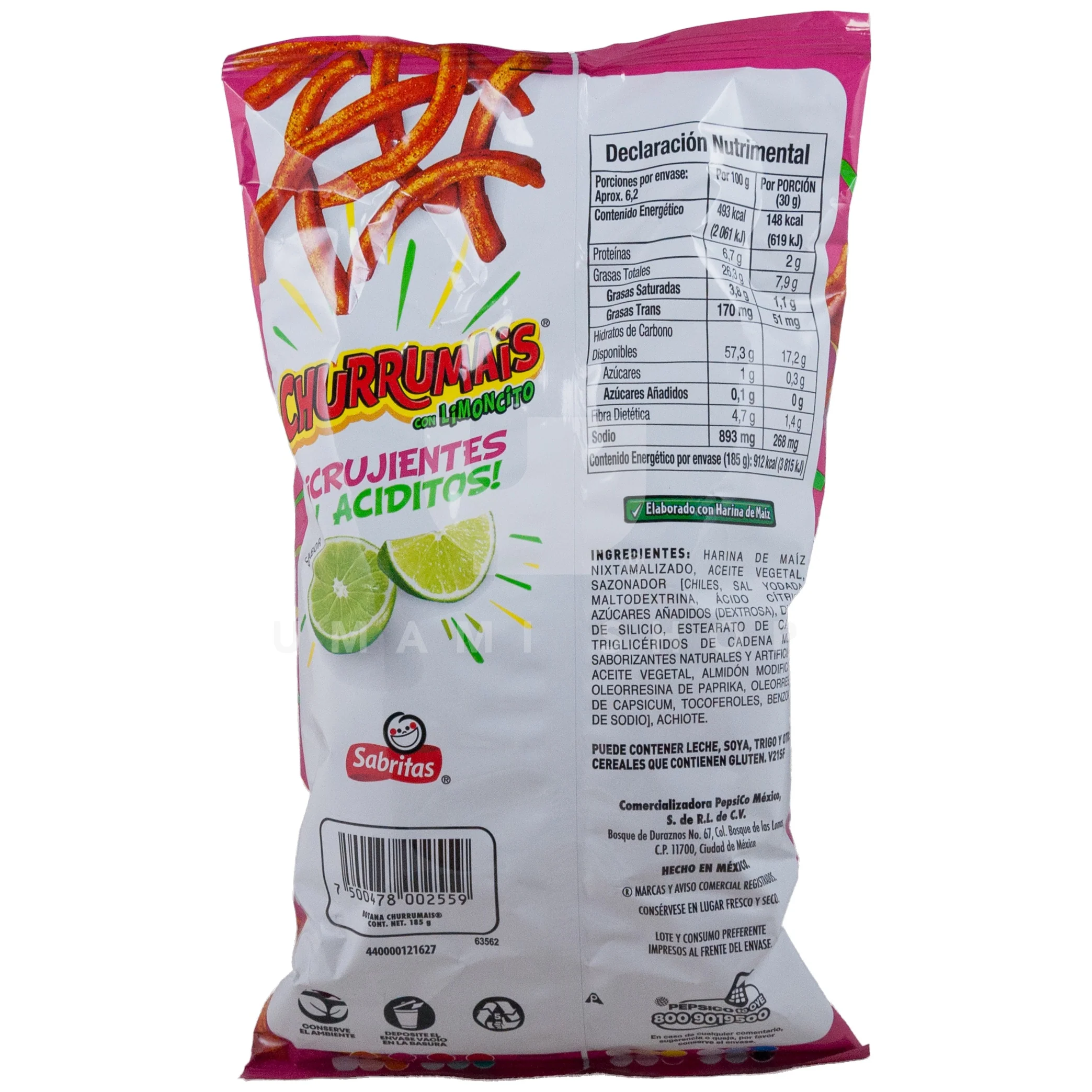 Churro Corn Chips Chili & Lime - Image 2