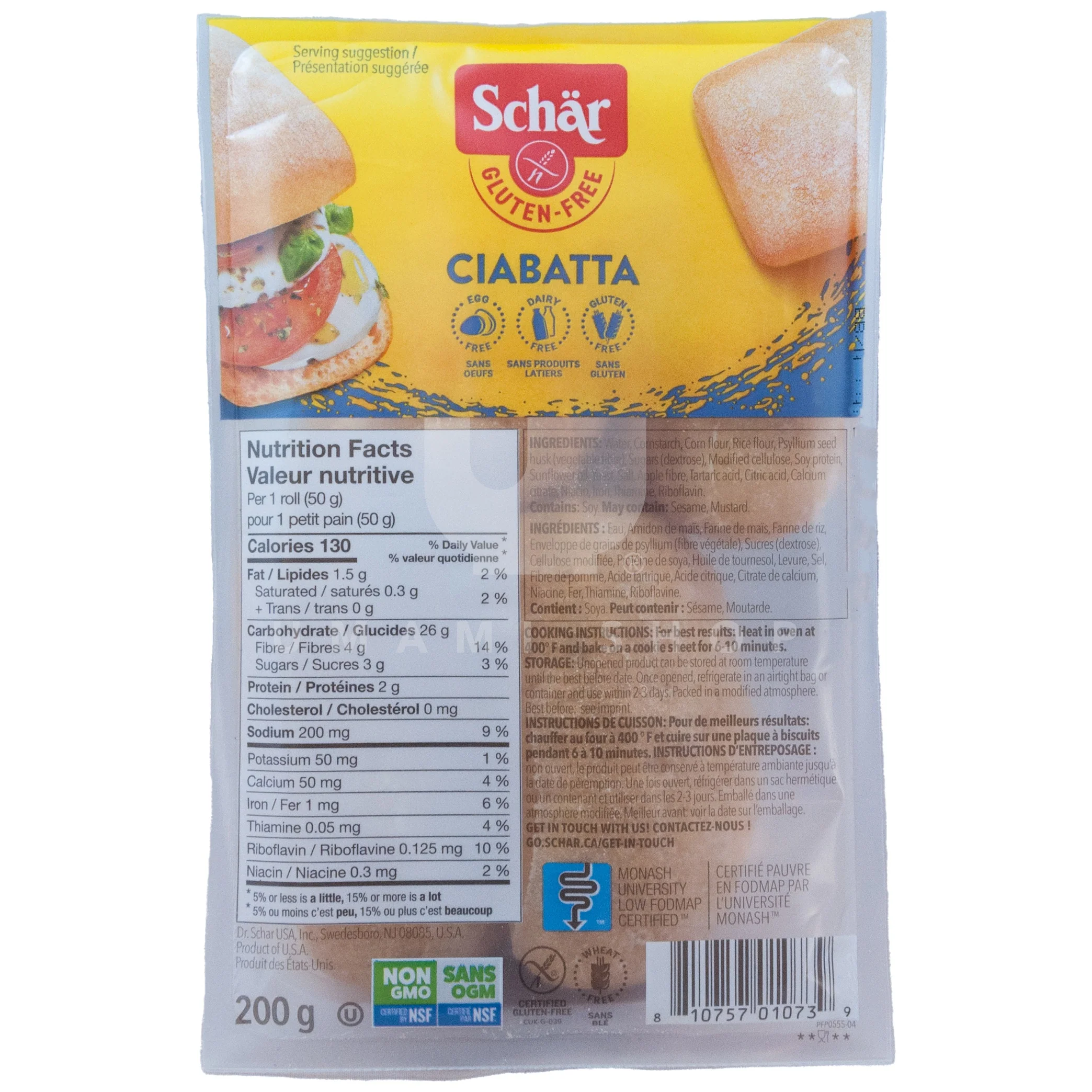 Ciabatta Bread (GF)