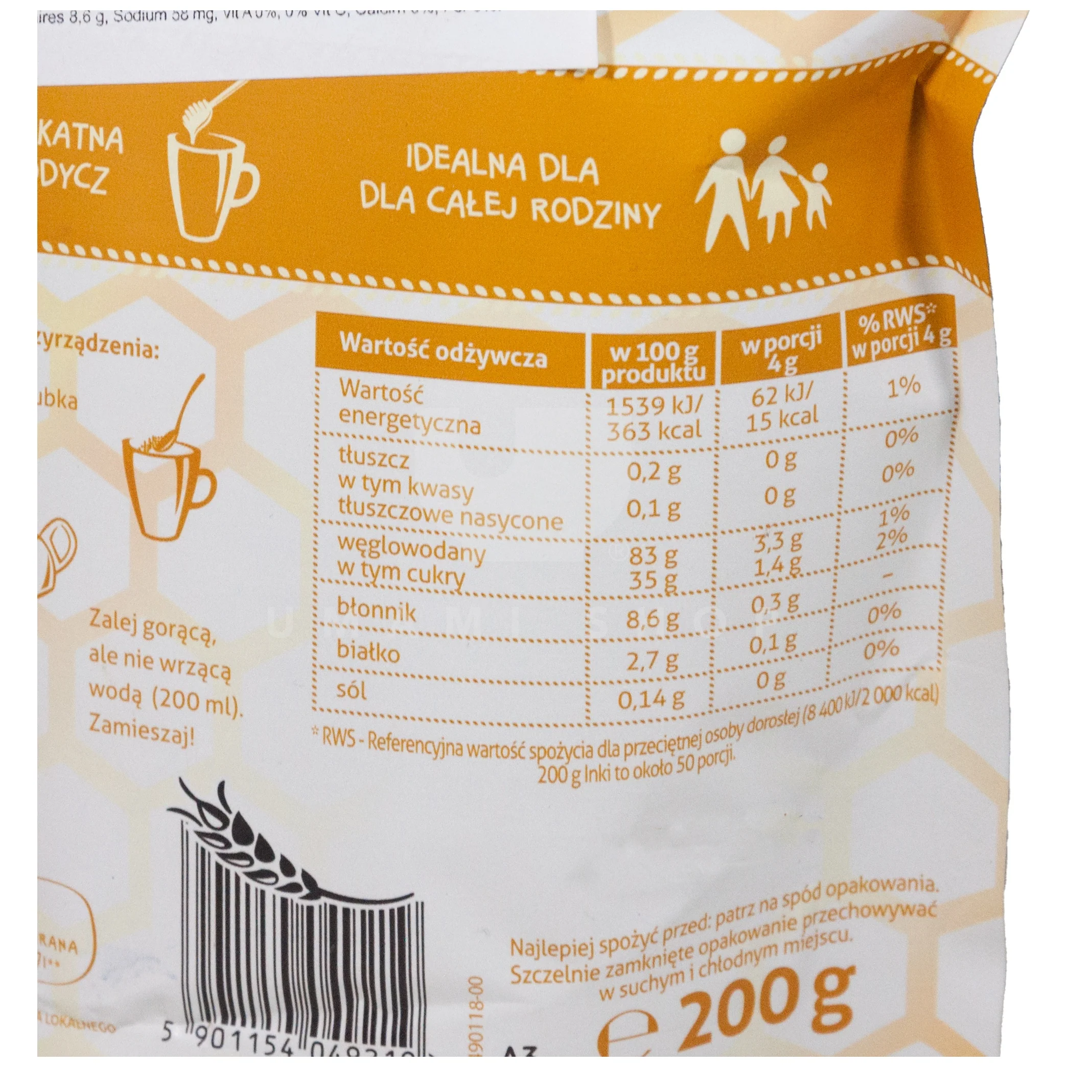 Coffee Instant w/Honey - Image 2