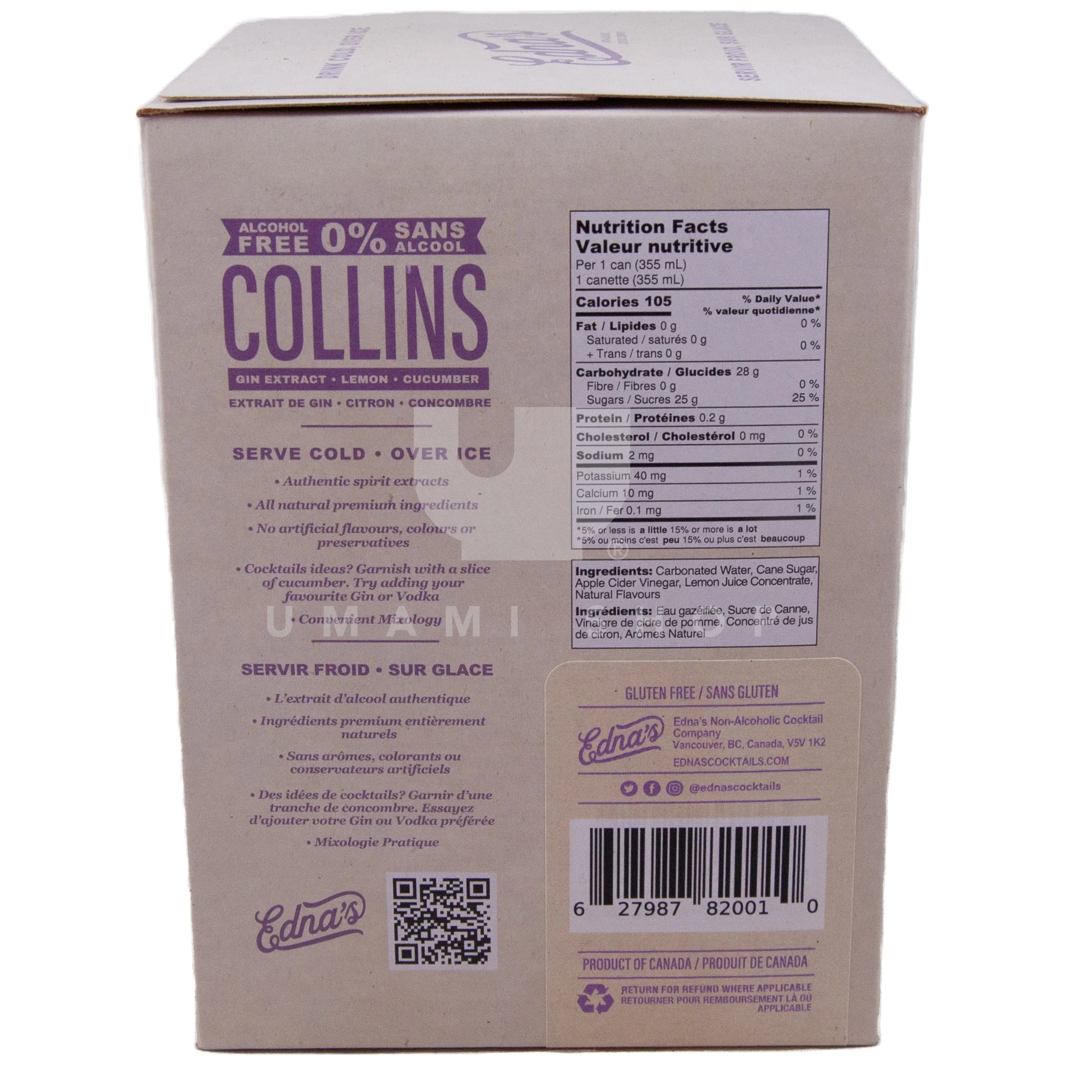 Collins 0% Non Alcohol 4Pack - Image 2