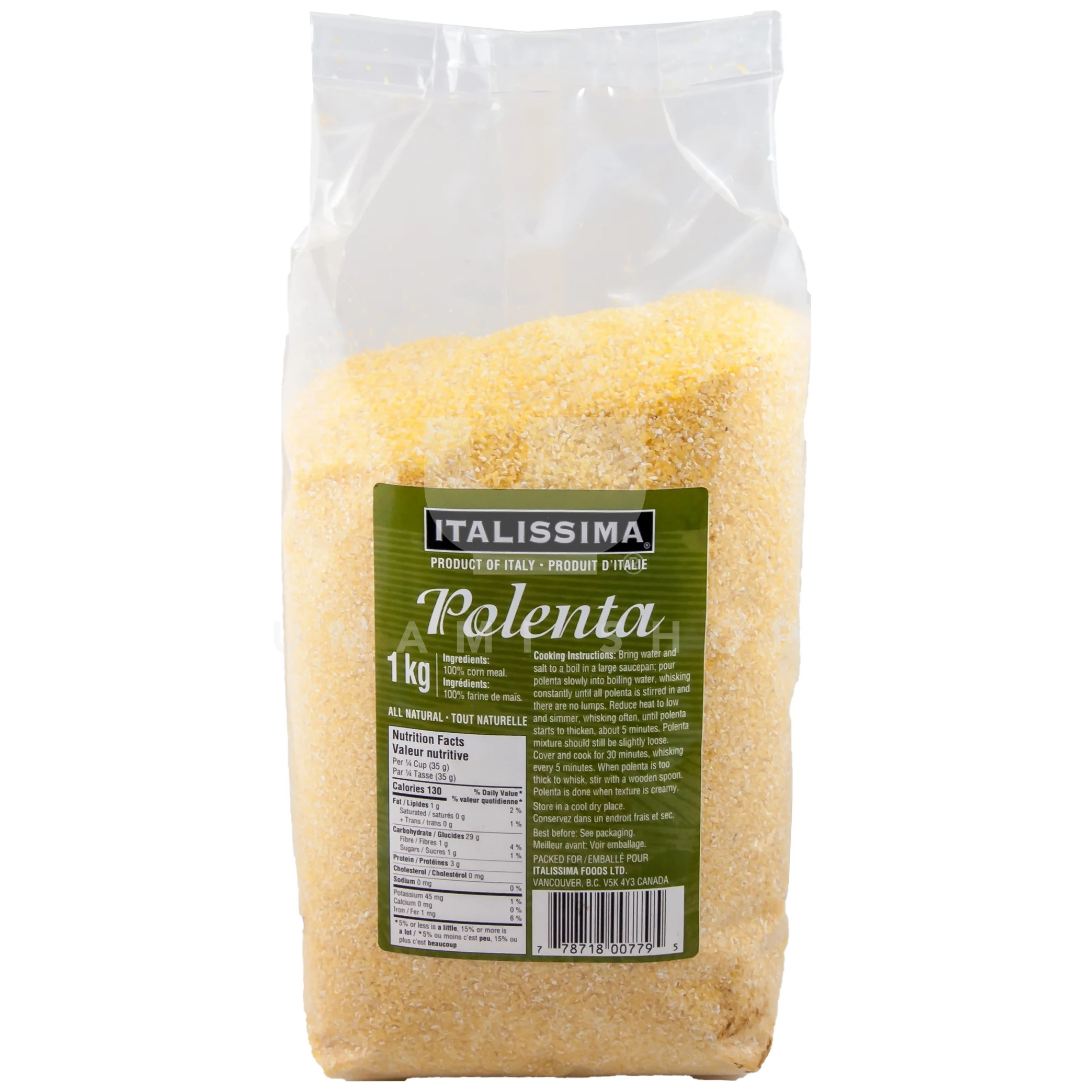Corn Meal Polenta "Bramata"