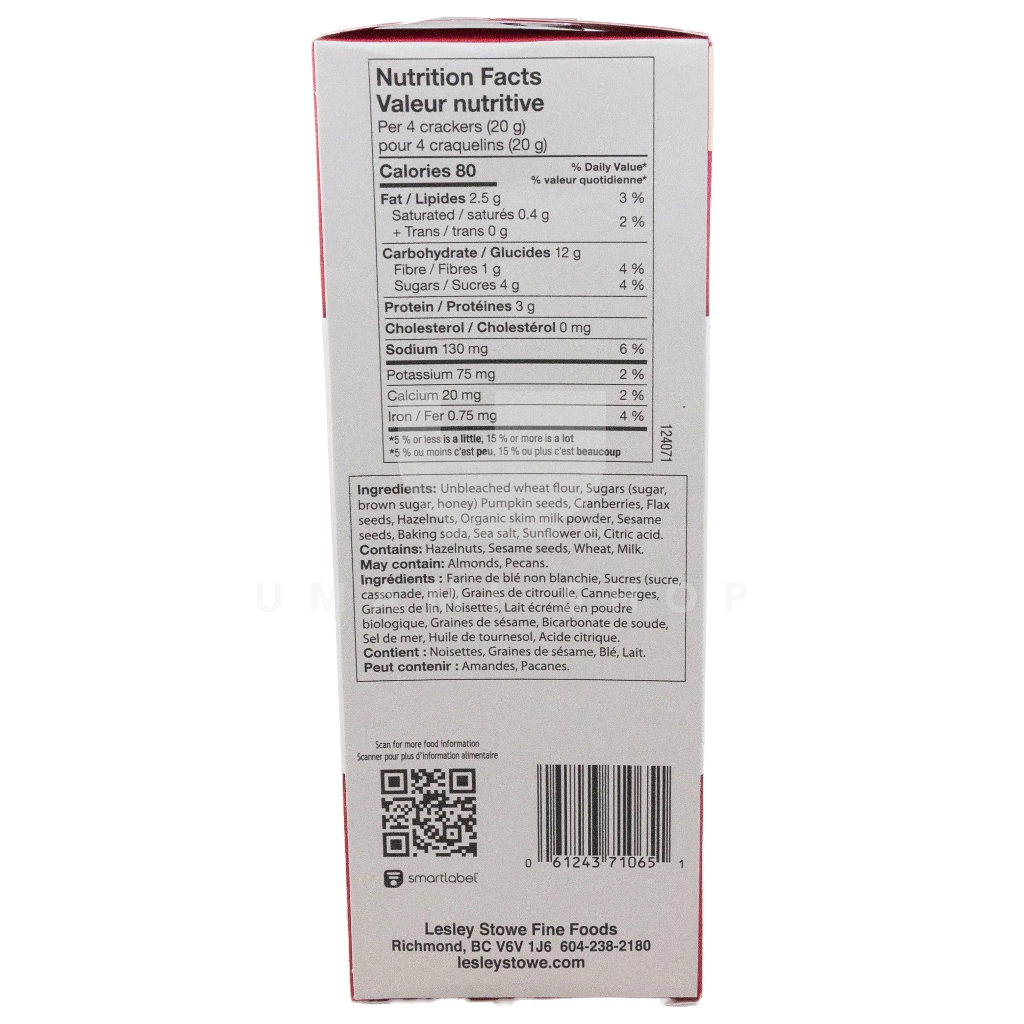Cranberry & Hazelnut Crackers - Image 2