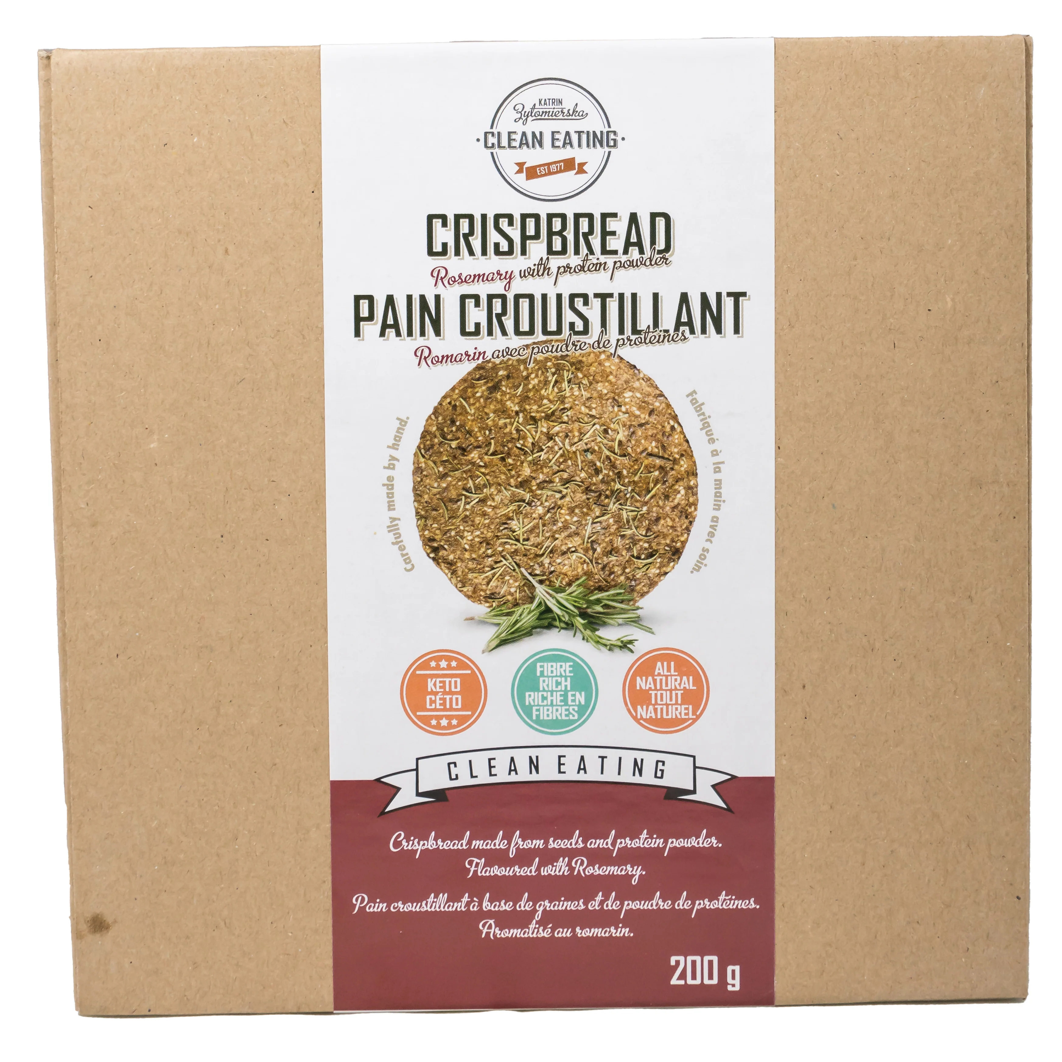 Crispbread Rosemary (Keto)