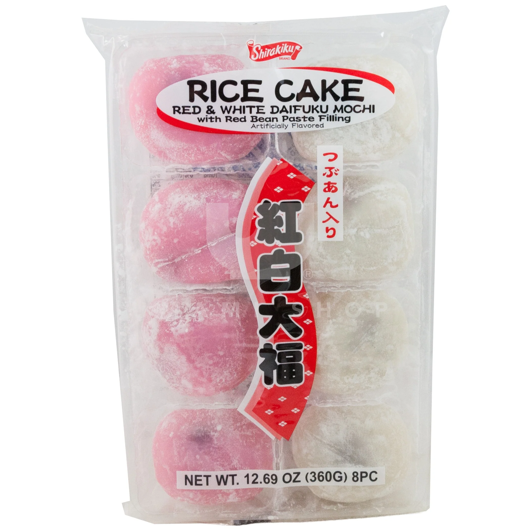 Mochi Daifuku Red & White 8Pcs