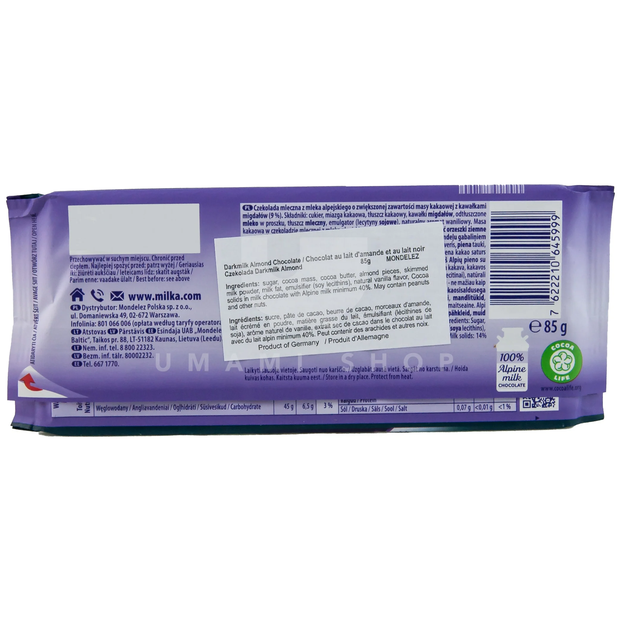 Darkmilk Almond Chocolate - Image 2