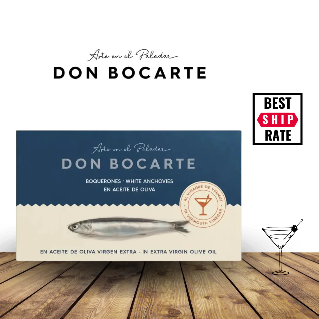 Don Bocarte Boquerones White Anchovies in Vermouth Vinegar
