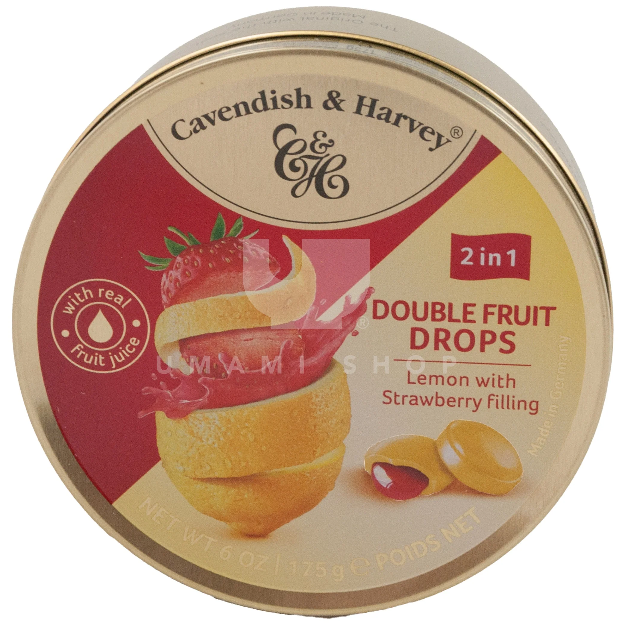 Double Fruit Candy Drops (Tin)
