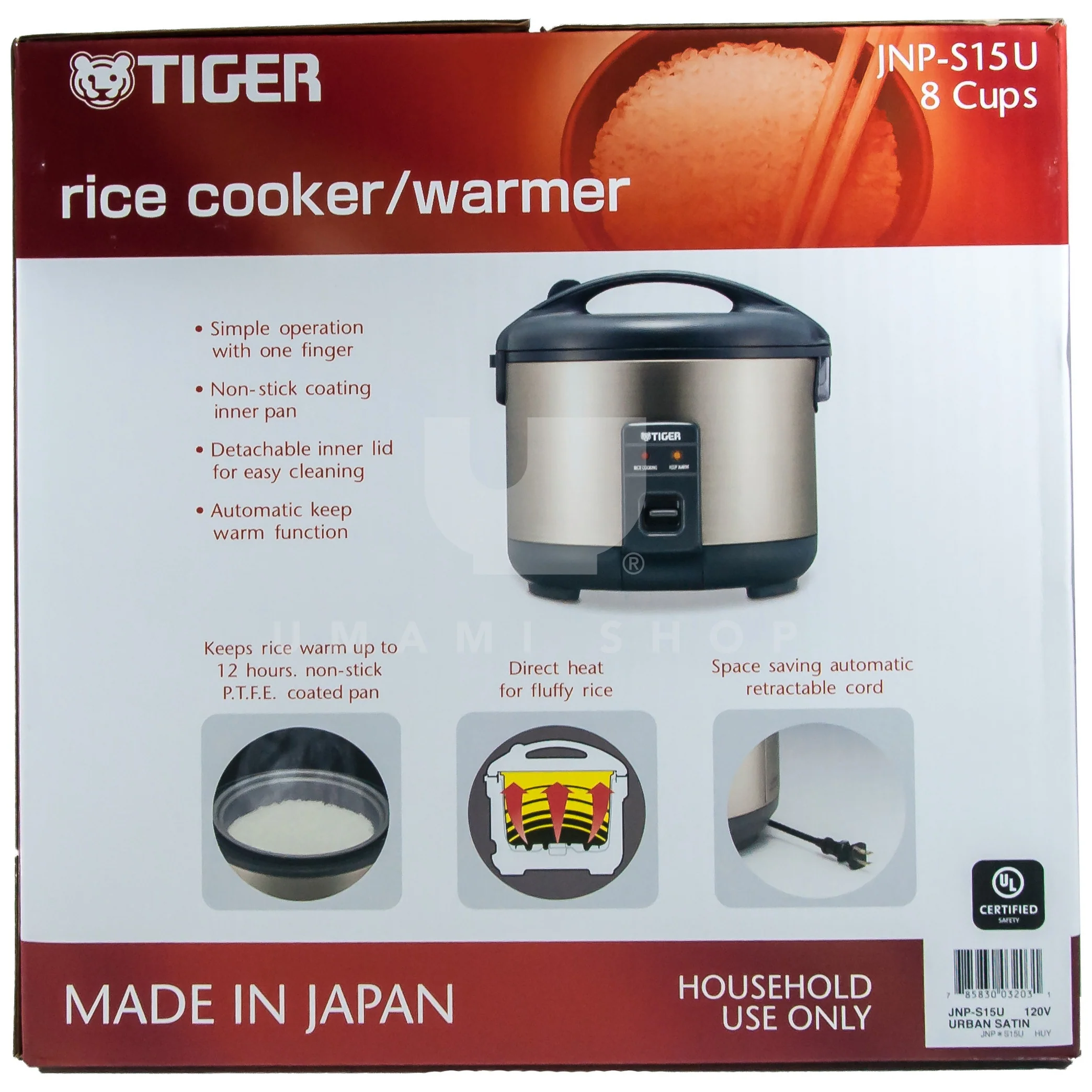 Rice Cooker, 8Cup (Made in Japan) - Image 2