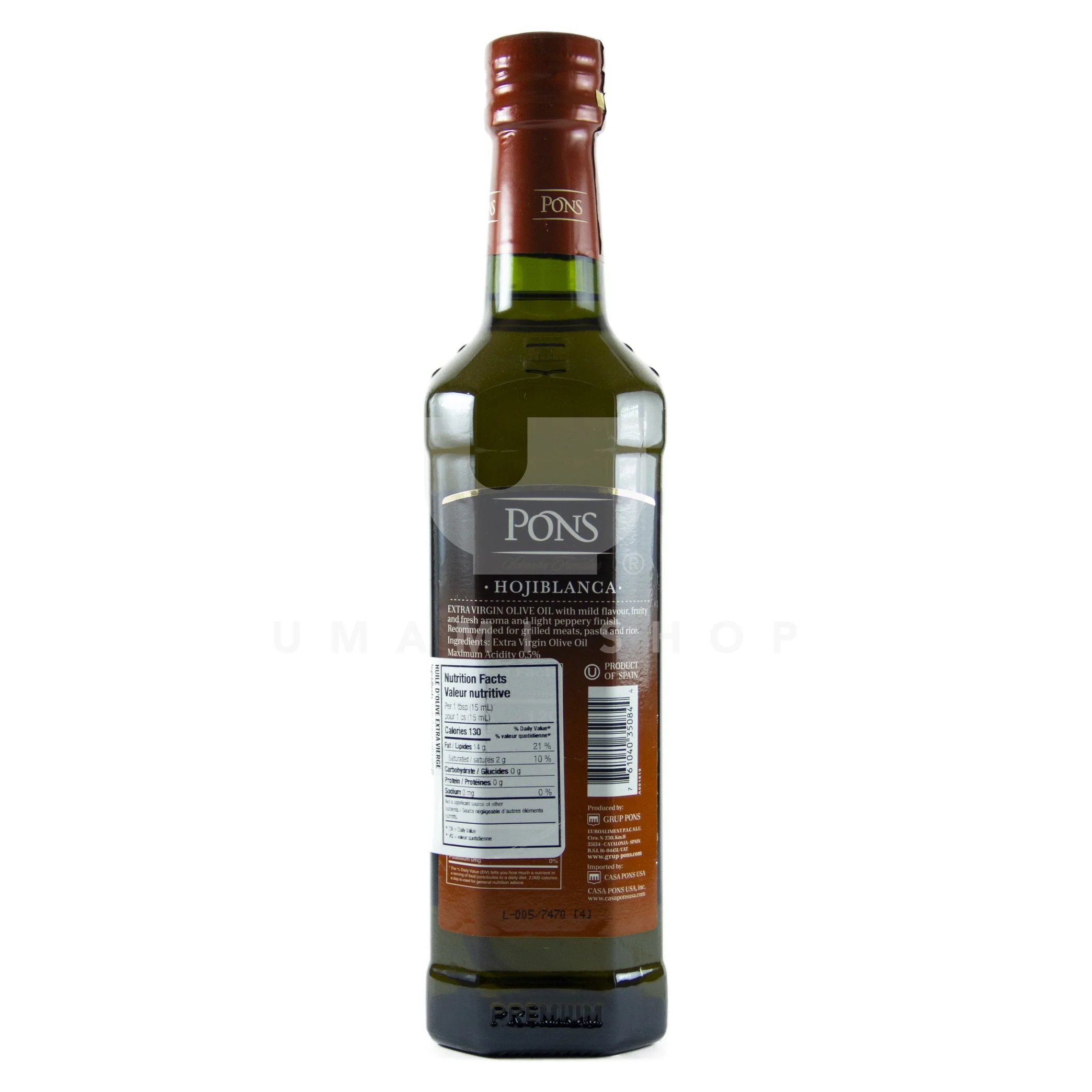 EVOO Hojiblanca Cold Extracted - Image 2